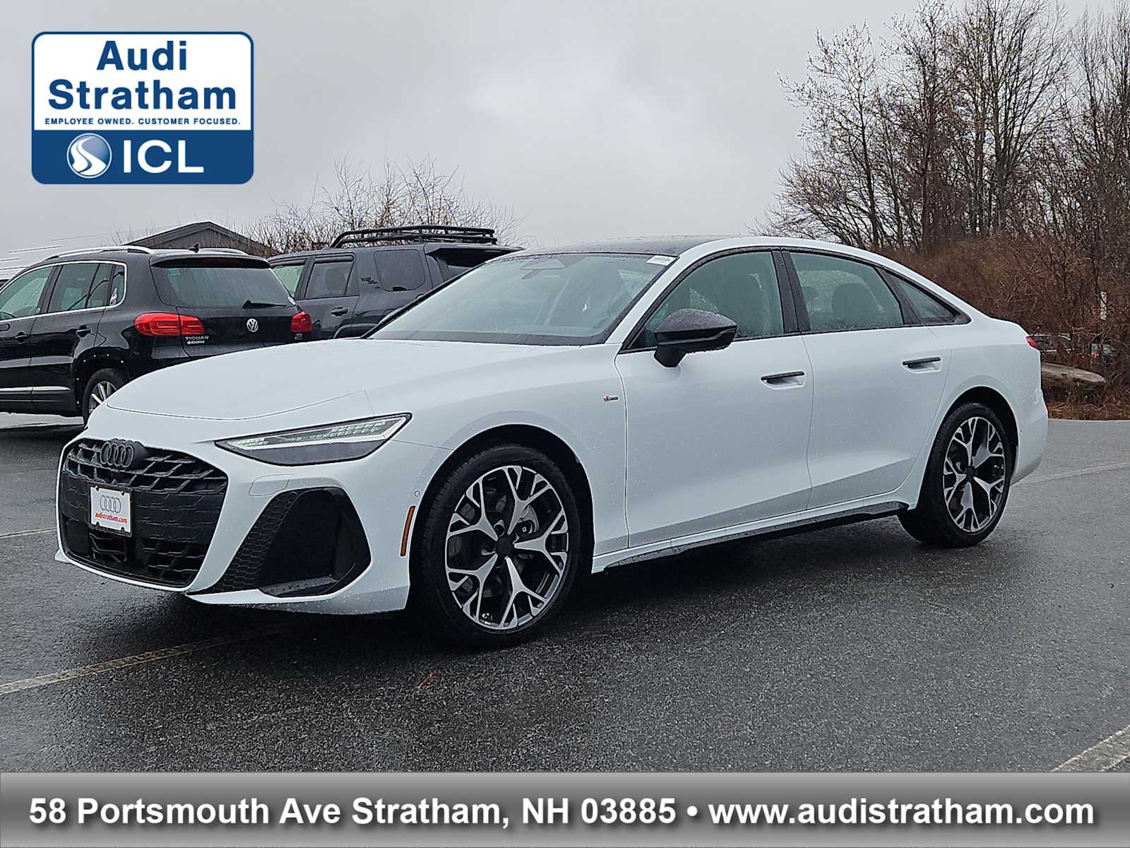 Glacier White Metallic 2026 Audi A6 quattro Premium Plus 55 TFSI Sedan All-Wheel Drive 7-Speed Automatic