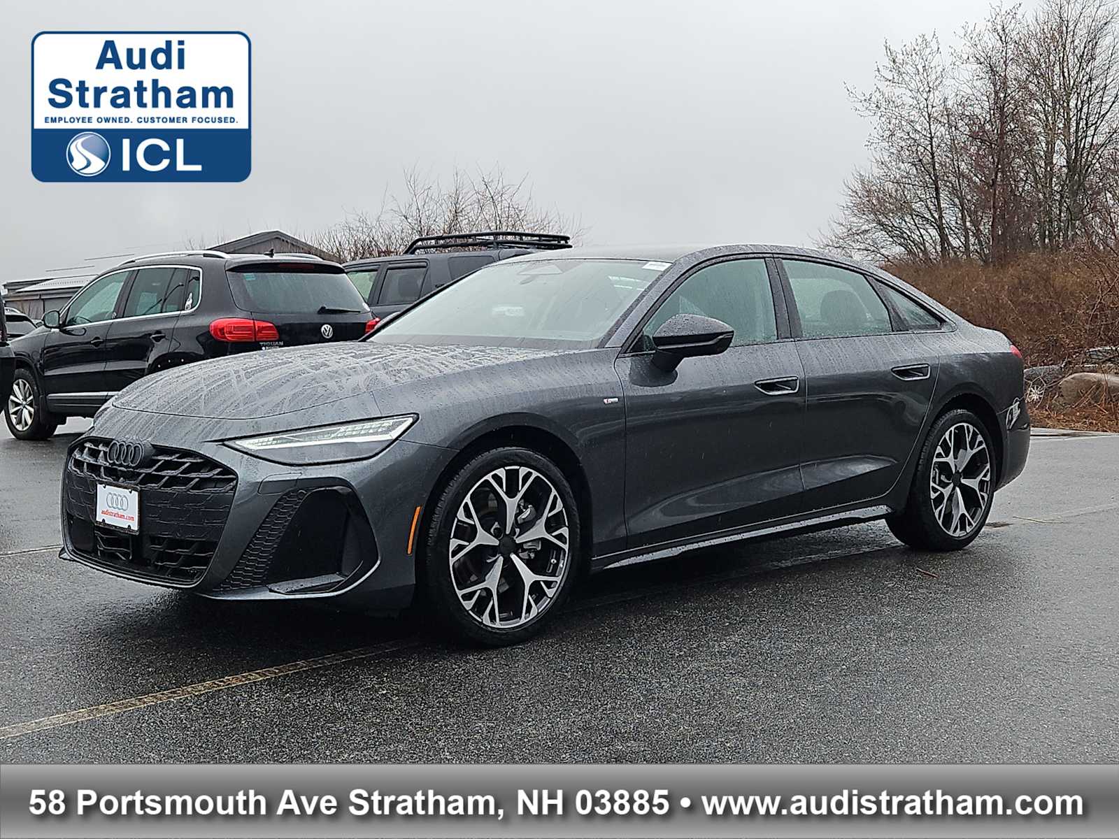 Daytona Gray Pearl Effect 2026 Audi A6 quattro Premium Plus 55 TFSI Sedan All-Wheel Drive 7-Speed Automatic