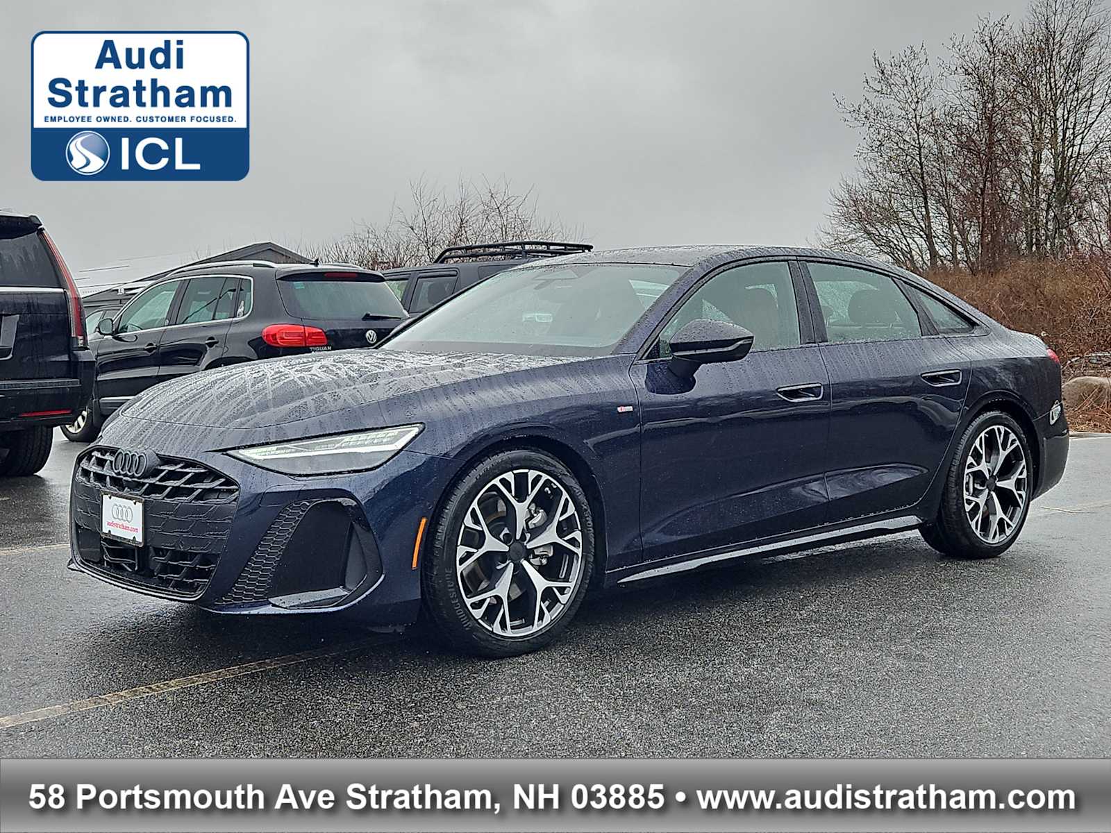 Firmament Blue Metallic 2026 Audi A6 quattro Prestige 55 TFSI Sedan All-Wheel Drive 7-Speed Automatic