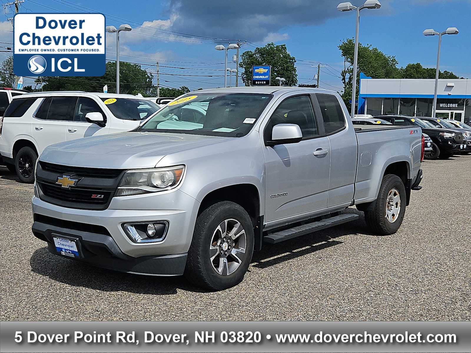 Silver Ice Metallic 2015 Chevrolet Colorado Z71 Extended Cab LB 4WD Pickup Truck Four-Wheel Drive 6-Speed Automatic