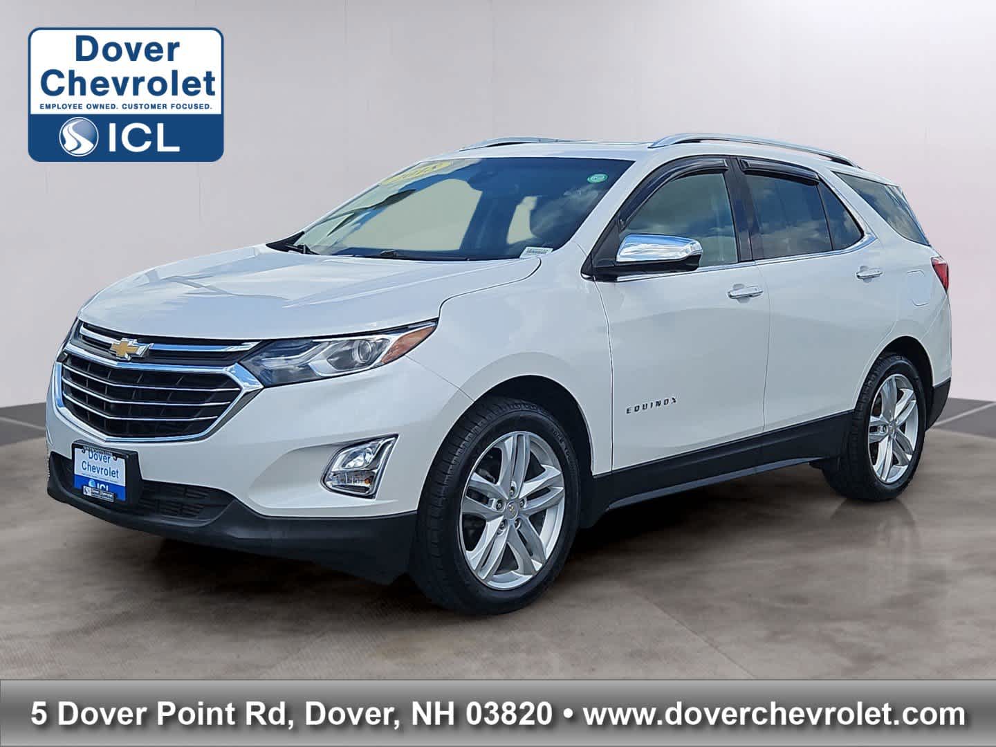 White (Iridescent Pearl Tricoat) 2018 Chevrolet Equinox 1.5T Premier AWD SUV / Crossover Four-Wheel Drive 6-Speed Automatic