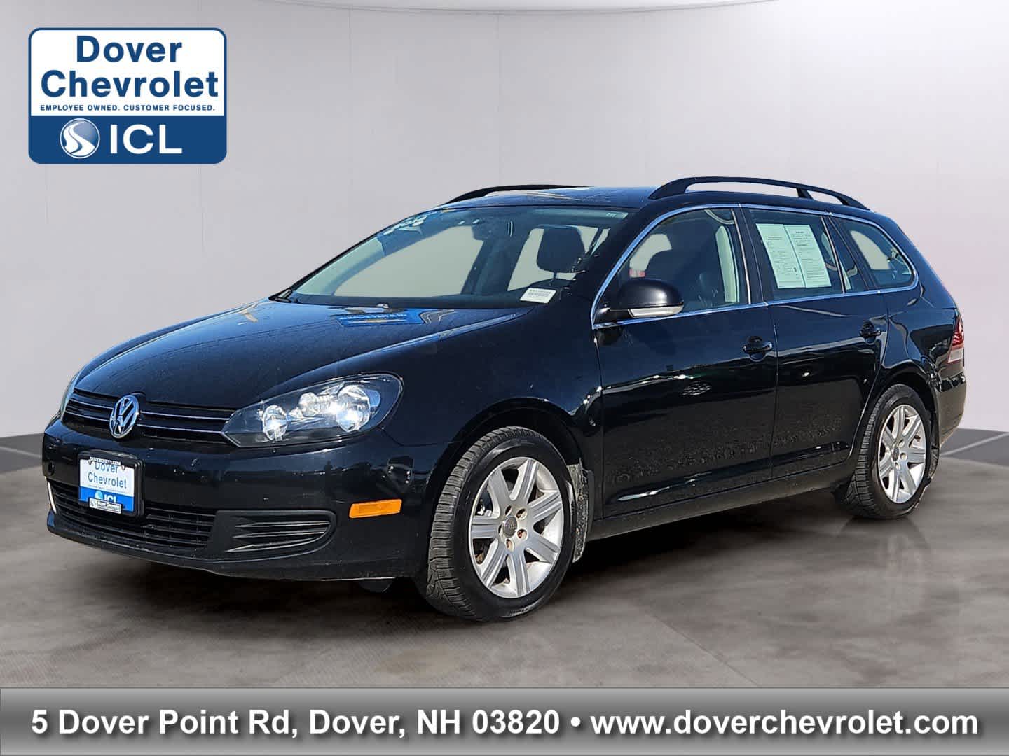 Black 2014 Volkswagen Jetta SportWagen TDI FWD Wagon Front-Wheel Drive 6-Speed Manual