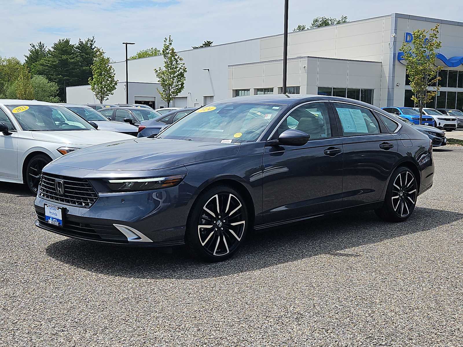 Meteorite Gray Metallic 2024 Honda Accord Hybrid Touring FWD Sedan Front-Wheel Drive Continuously Variable Transmission