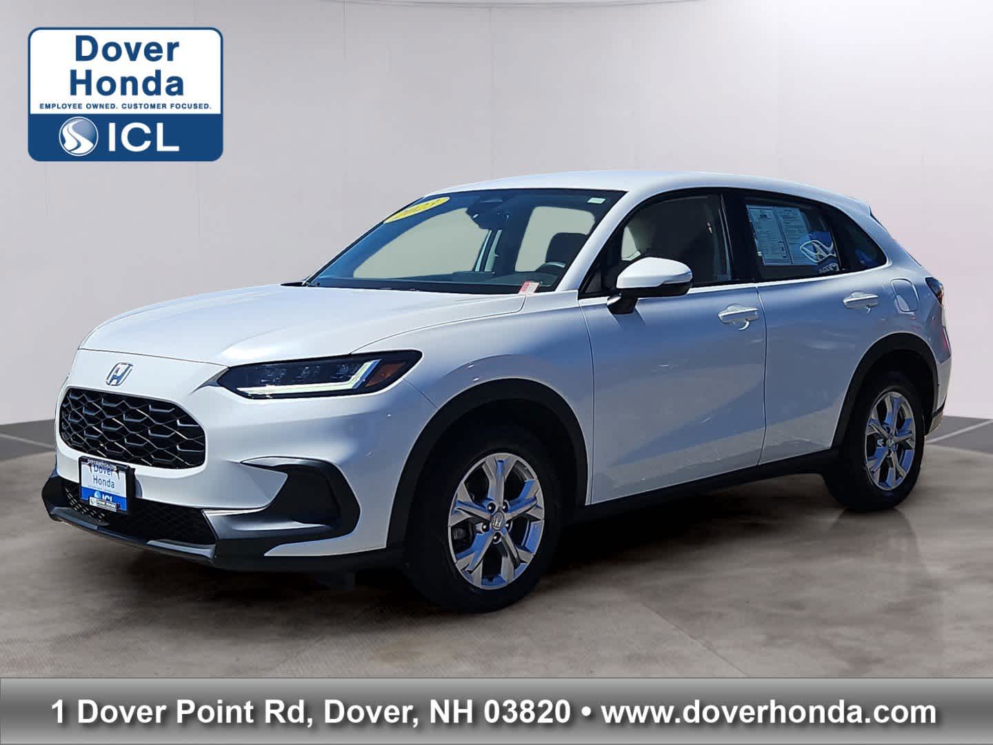 Platinum White Pearl 2023 Honda HR-V LX AWD SUV / Crossover All-Wheel Drive Continuously Variable Transmission