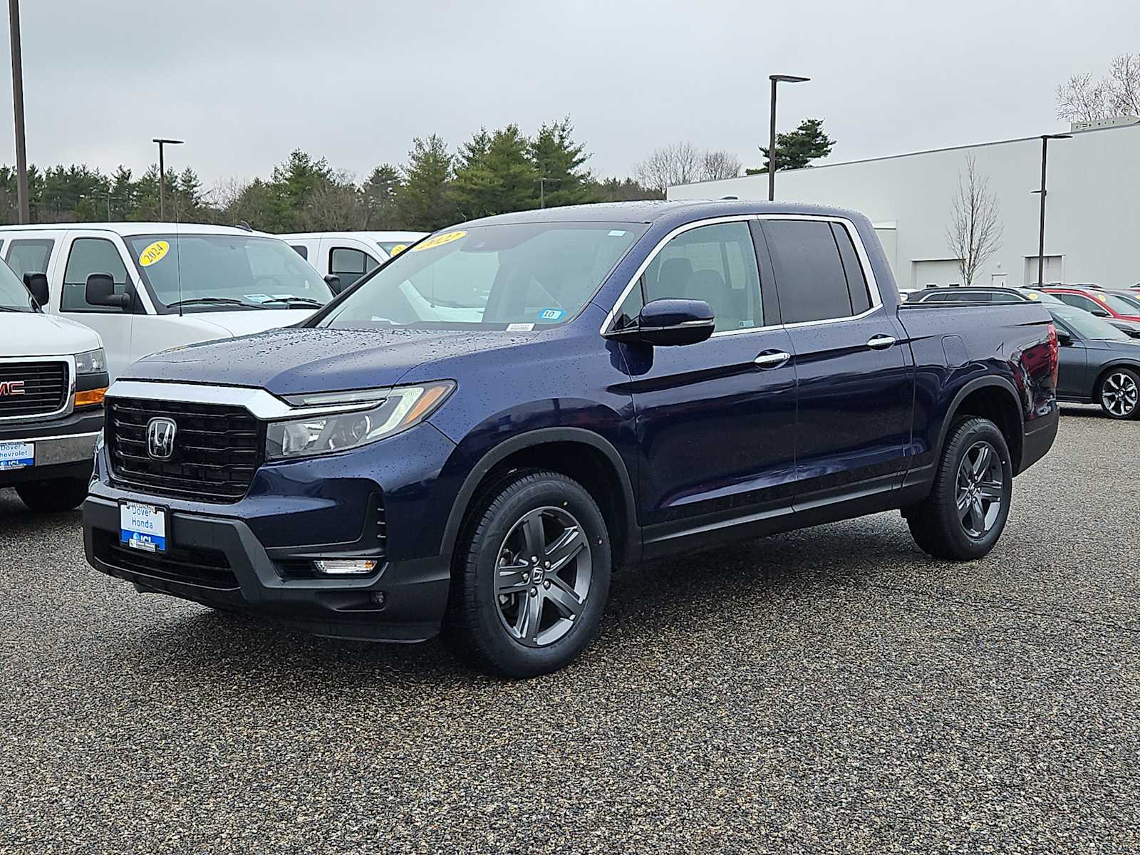 Black (Obsidian Blue Pearl) 2022 Honda Ridgeline RTL-E AWD Pickup Truck All-Wheel Drive 6-Speed Automatic