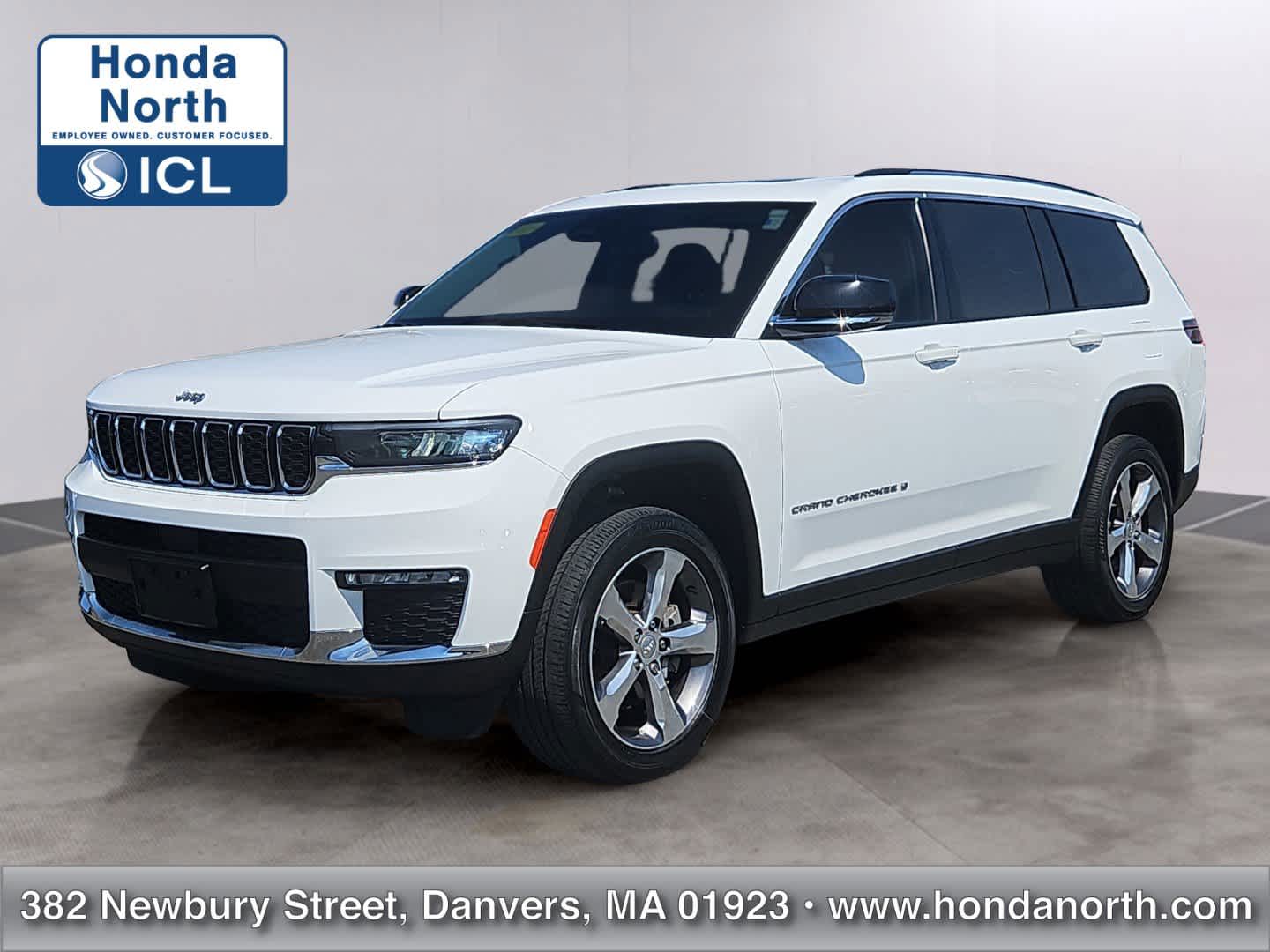 Bright White Clearcoat 2021 Jeep Grand Cherokee L Limited 4WD SUV / Crossover Four-Wheel Drive 8-Speed Automatic