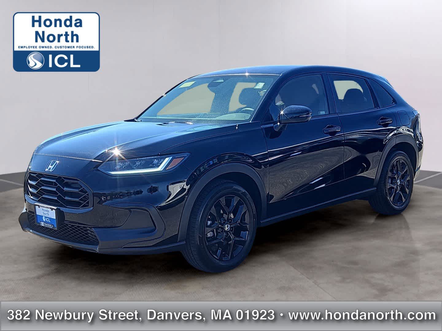 Crystal Black Pearl 2024 Honda HR-V Sport AWD SUV / Crossover All-Wheel Drive Continuously Variable Transmission