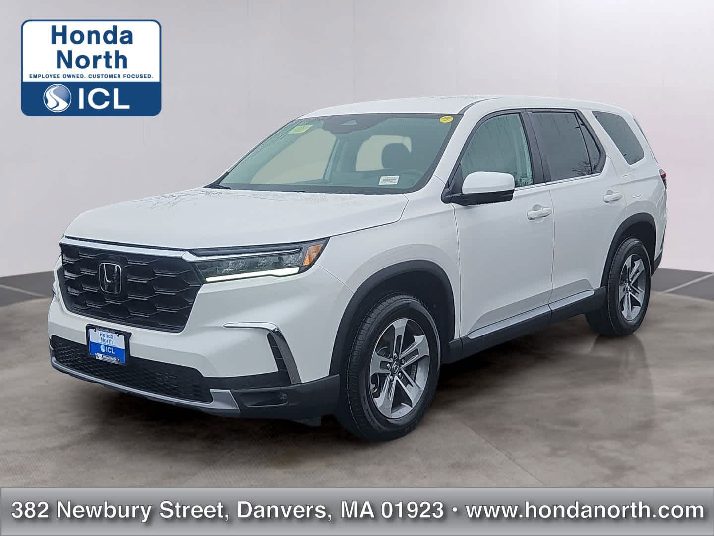 Platinum White Pearl 2023 Honda Pilot EX-L AWD SUV / Crossover All-Wheel Drive Automatic