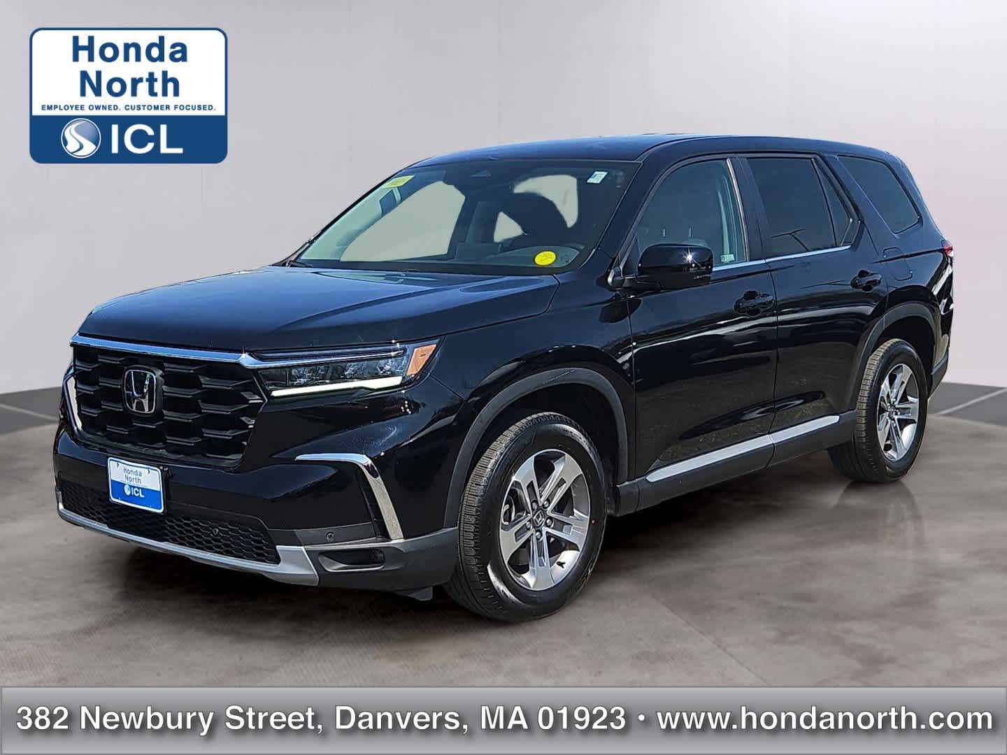 Crystal Black Pearl 2024 Honda Pilot EX-L AWD with Captains Chairs SUV / Crossover All-Wheel Drive Automatic