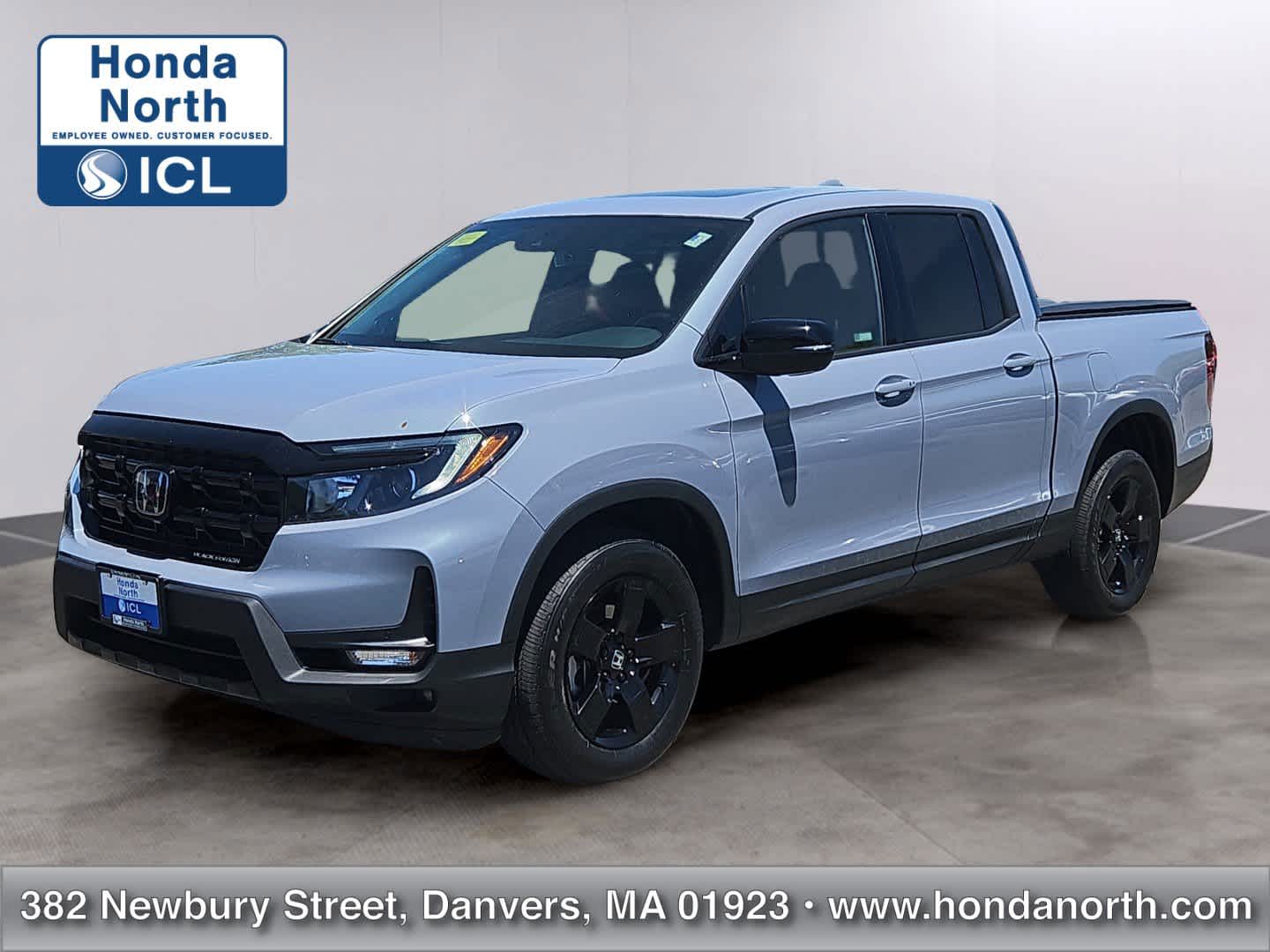 Sonic Gray Pearl 2025 Honda Ridgeline Black Edition AWD Pickup Truck All-Wheel Drive 9-Speed Automatic