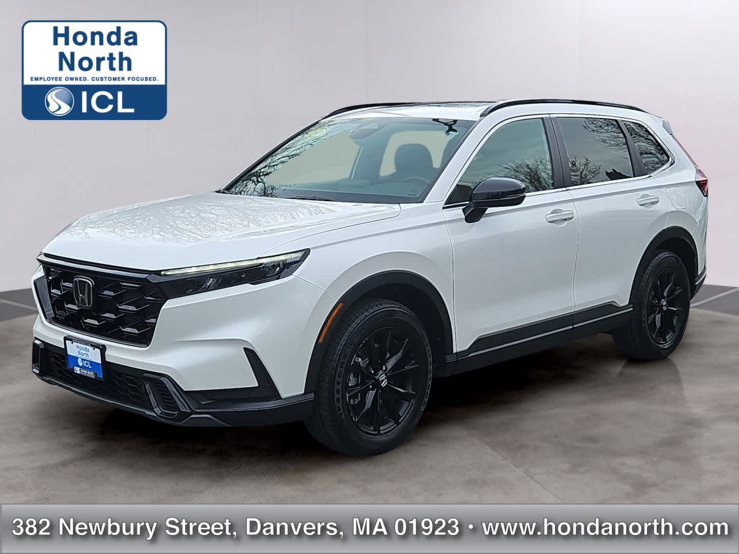 Platinum White Pearl 2025 Honda CR-V Hybrid Sport-L AWD SUV / Crossover All-Wheel Drive Continuously Variable Transmission