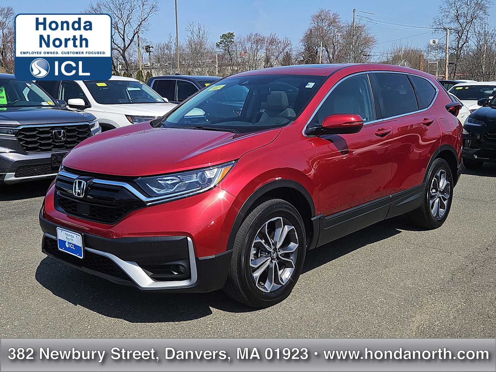 Radiant Red Metallic 2021 Honda CR-V EX-L AWD SUV / Crossover All-Wheel Drive Continuously Variable Transmission