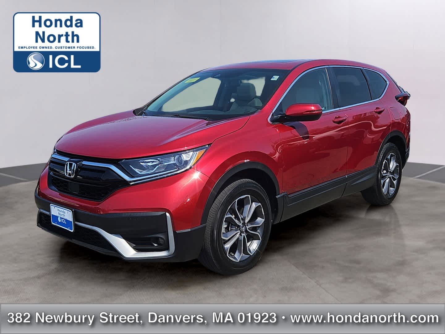 Radiant Red Metallic 2021 Honda CR-V EX-L AWD SUV / Crossover All-Wheel Drive Continuously Variable Transmission