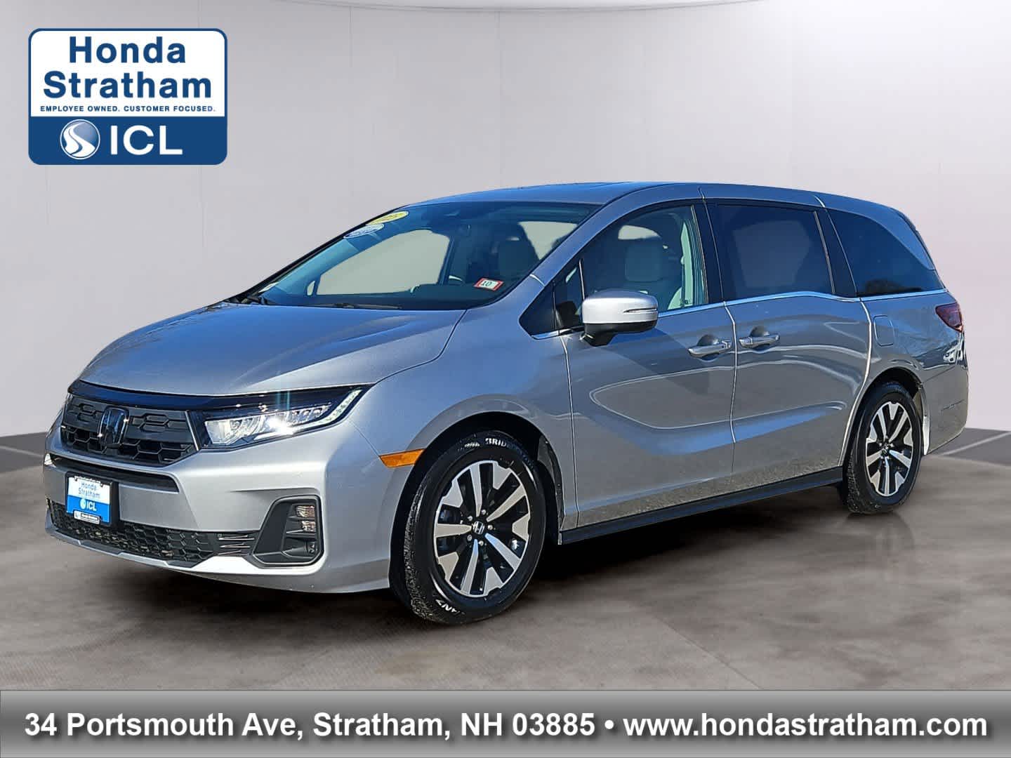 Solar Silver Metallic 2025 Honda Odyssey EX-L FWD Minivan Front-Wheel Drive Automatic