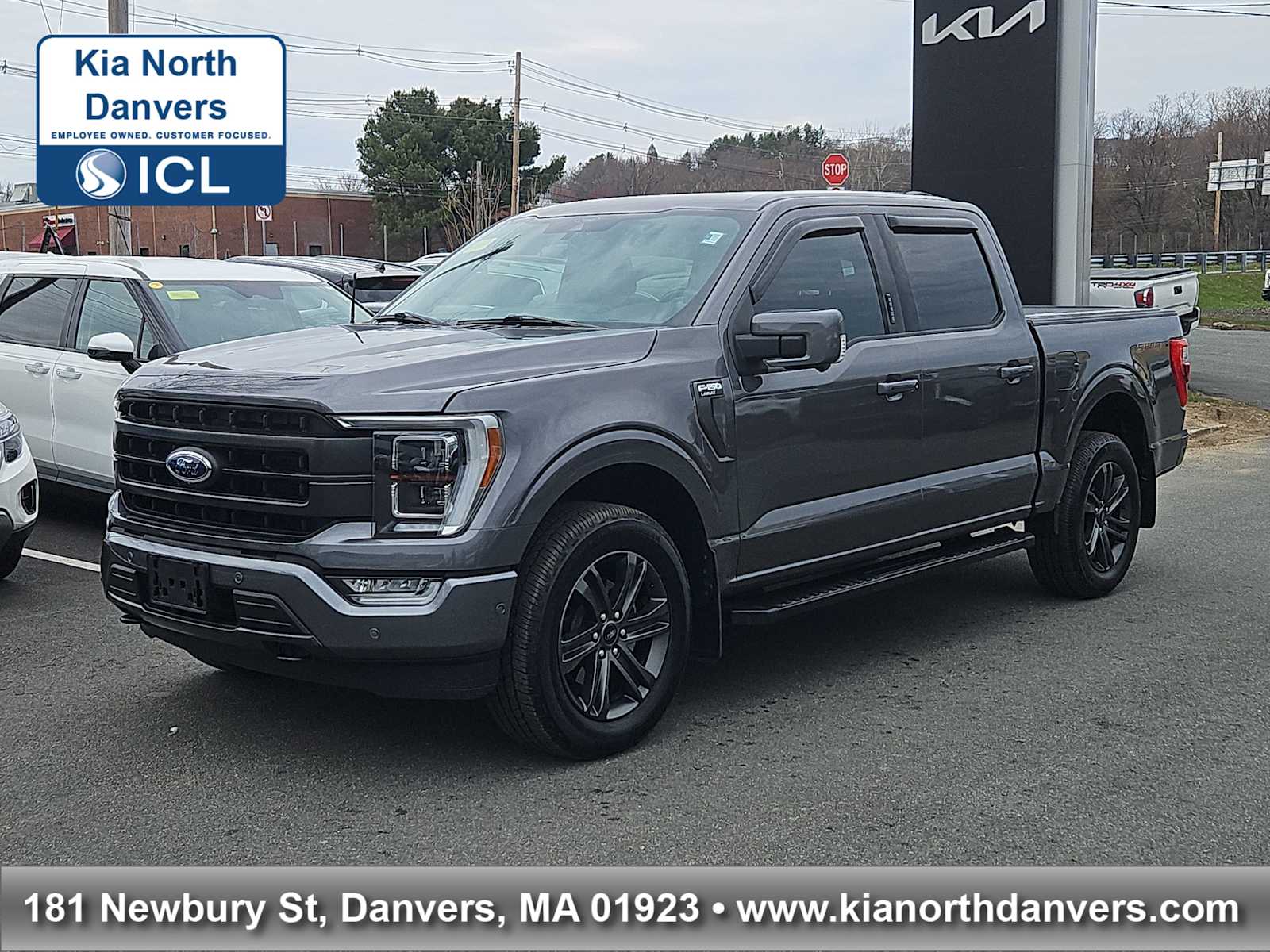 Carbonized Gray 2021 Ford F-150 Lariat SuperCrew 4WD Pickup Truck Four-Wheel Drive Automatic