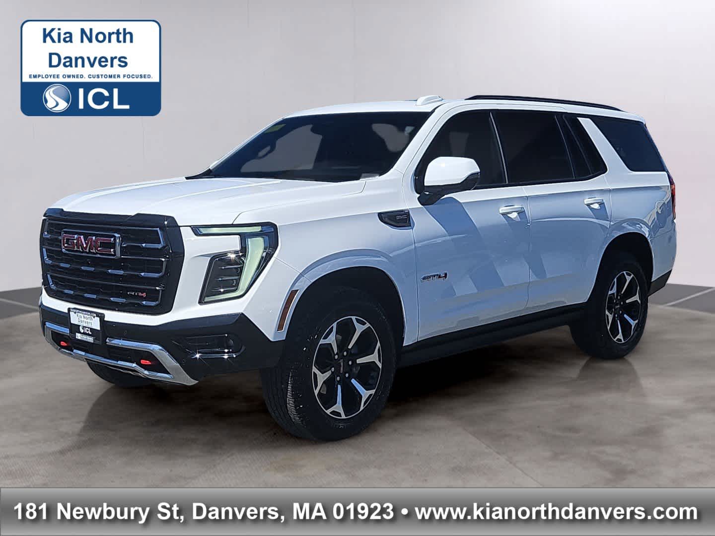 Summit White 2025 GMC Yukon AT4 4WD SUV / Crossover Four-Wheel Drive Automatic