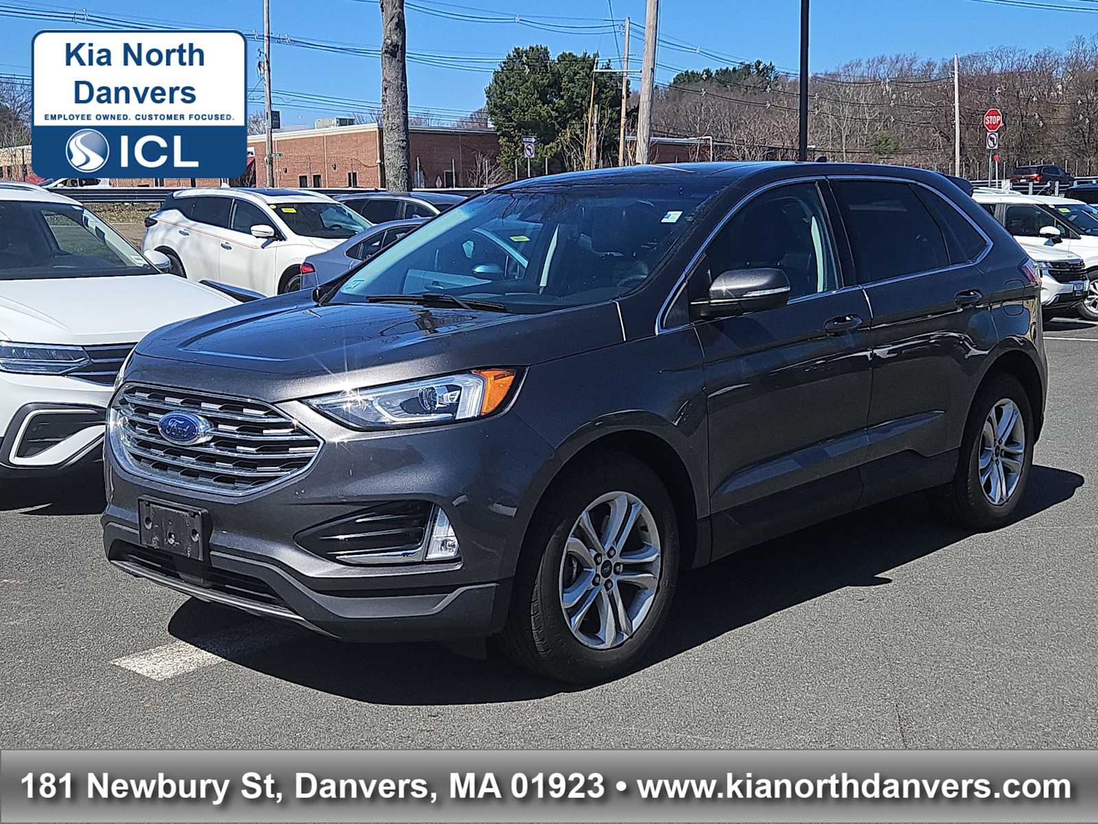 Gray (Magnetic) 2020 Ford Edge SEL AWD SUV / Crossover All-Wheel Drive 8-Speed Automatic