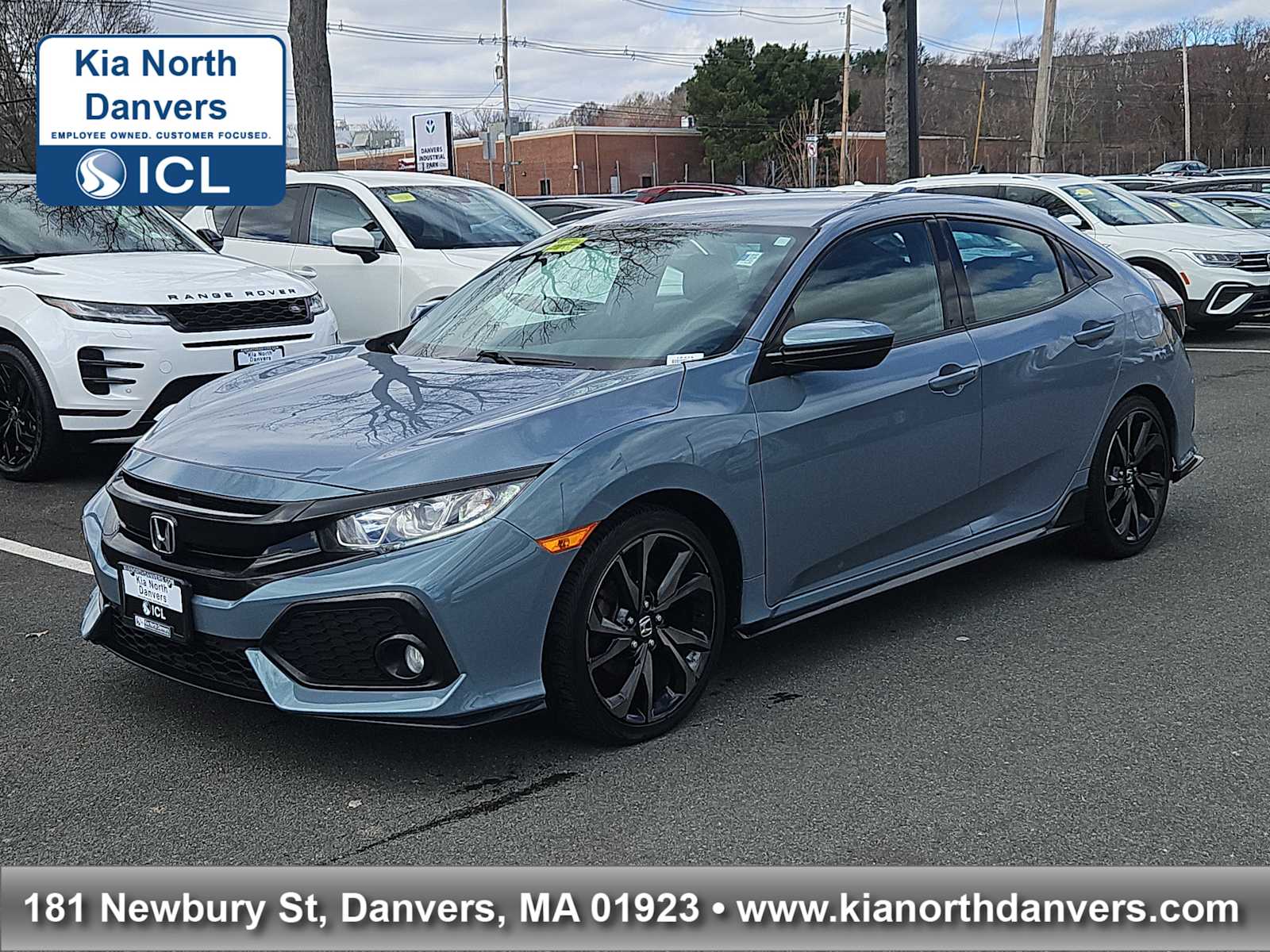 Sonic Gray Pearl 2018 Honda Civic Hatchback Sport FWD Hatchback Front-Wheel Drive 6-Speed Manual