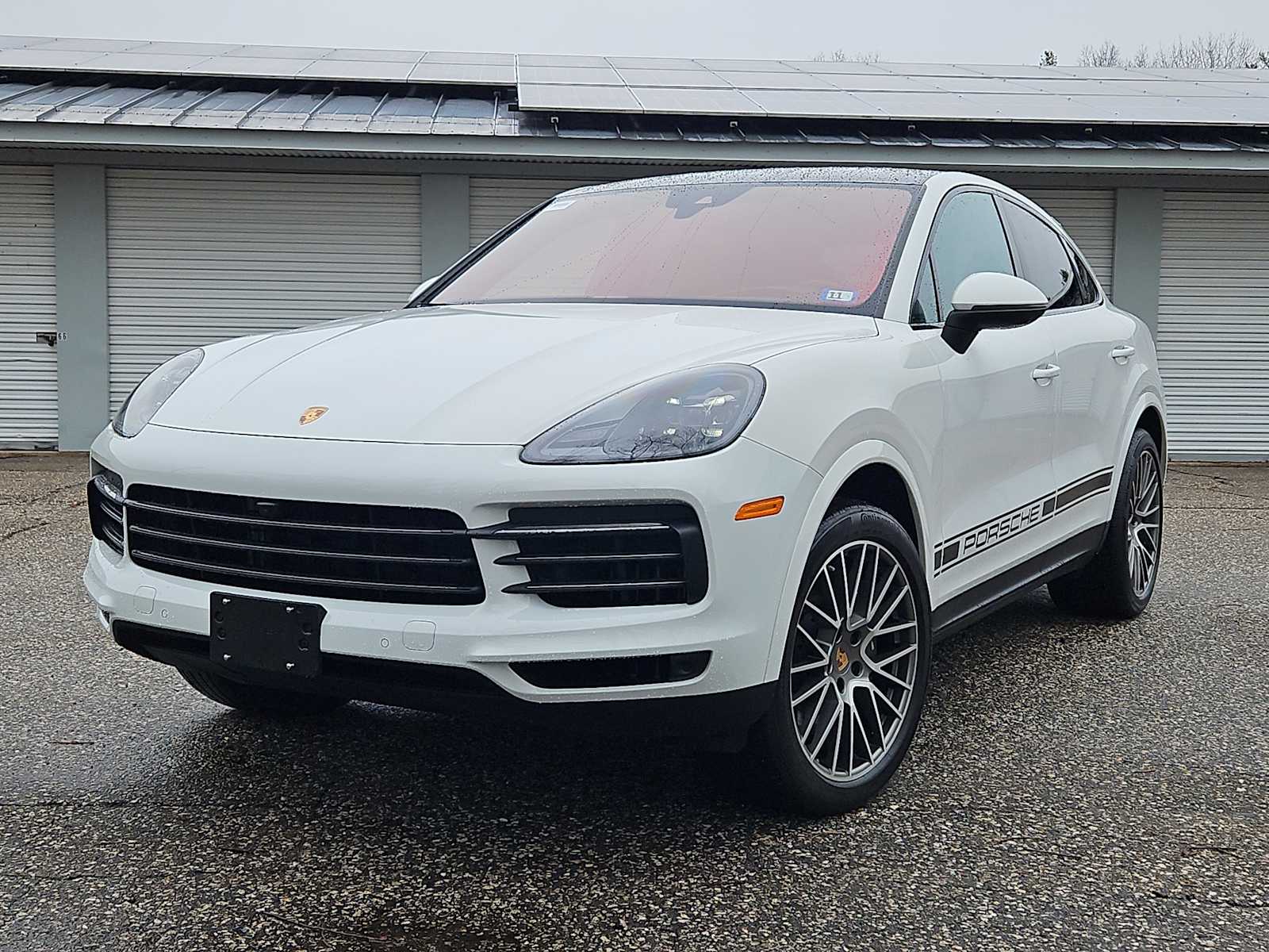 White 2023 Porsche Cayenne Coupe Platinum Edition AWD Coupe All-Wheel Drive 8-Speed Automatic