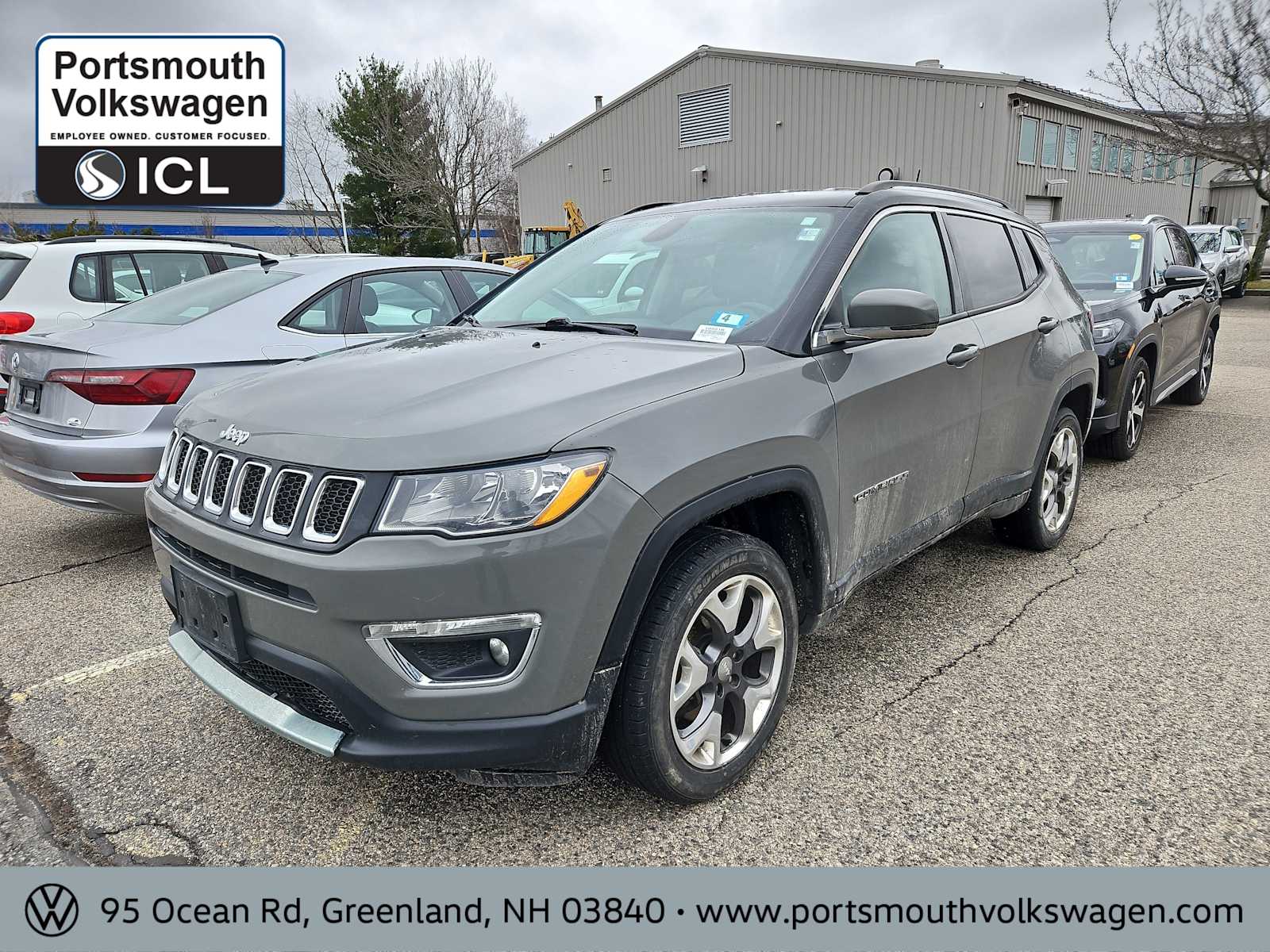 Sting-Gray Clearcoat 2020 Jeep Compass Limited 4WD SUV / Crossover Four-Wheel Drive 9-Speed Automatic