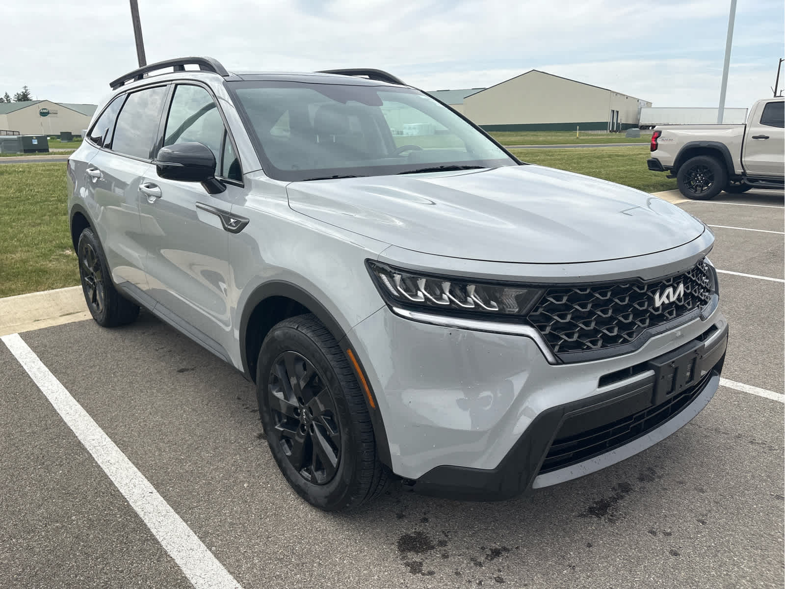 Wolf Gray 2022 Kia Sorento X-Line S AWD SUV / Crossover All-Wheel Drive 8-Speed Automatic