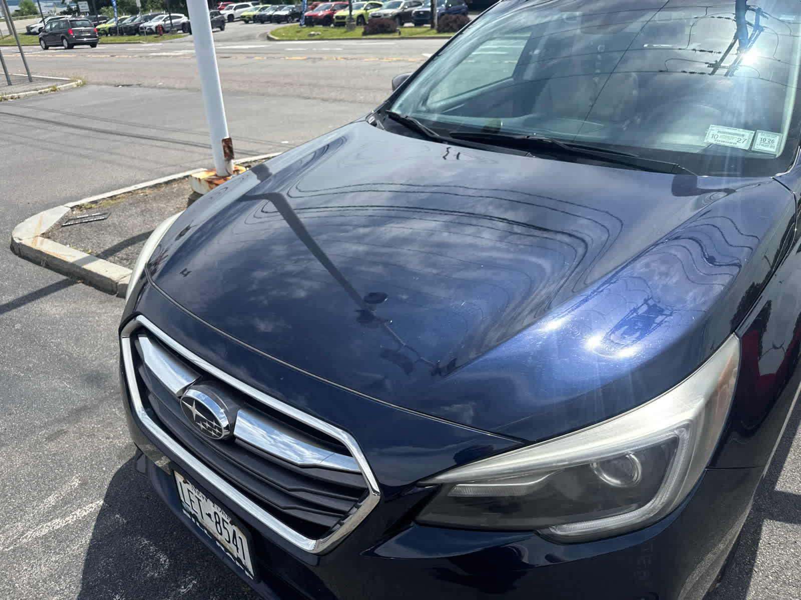 Dark Blue Pearl 2018 Subaru Legacy Sedan All-Wheel Drive Continuously Variable Transmission