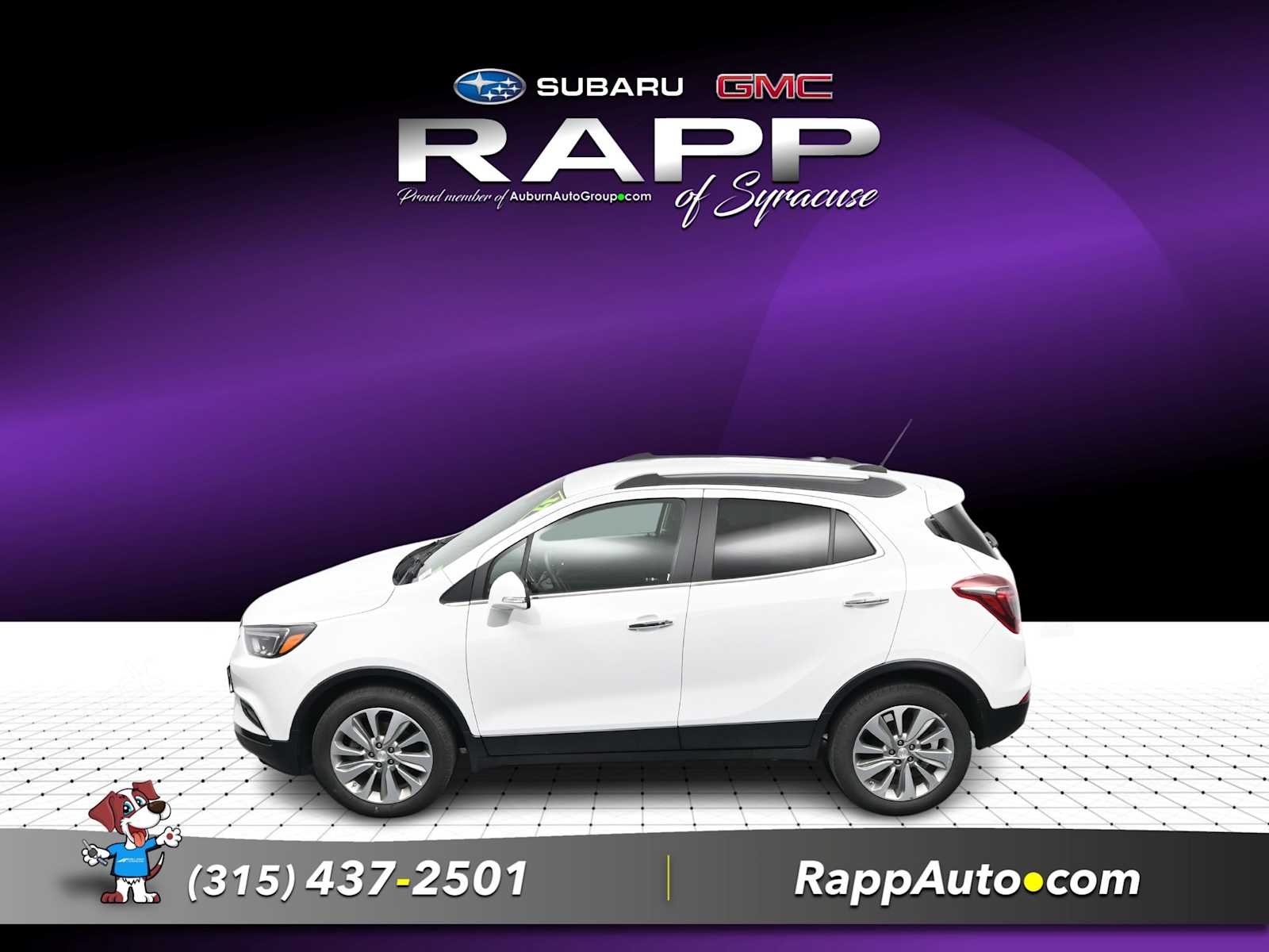 Summit White 2017 Buick Encore SUV / Crossover Front-Wheel Drive 6-Speed Automatic