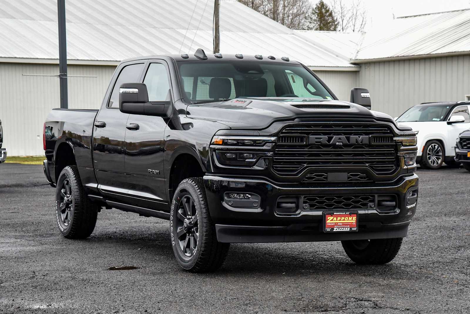 Diamond Black Crystal Pearlcoat 2026 RAM 2500 Laramie Crew Cab 4WD Pickup Truck Four-Wheel Drive 8-Speed Automatic