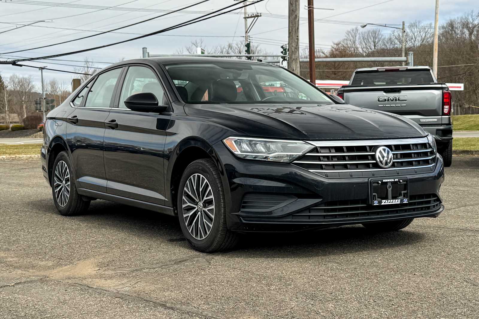 Deep Black Pearl 2021 Volkswagen Jetta SE FWD Sedan Front-Wheel Drive 8-Speed Automatic