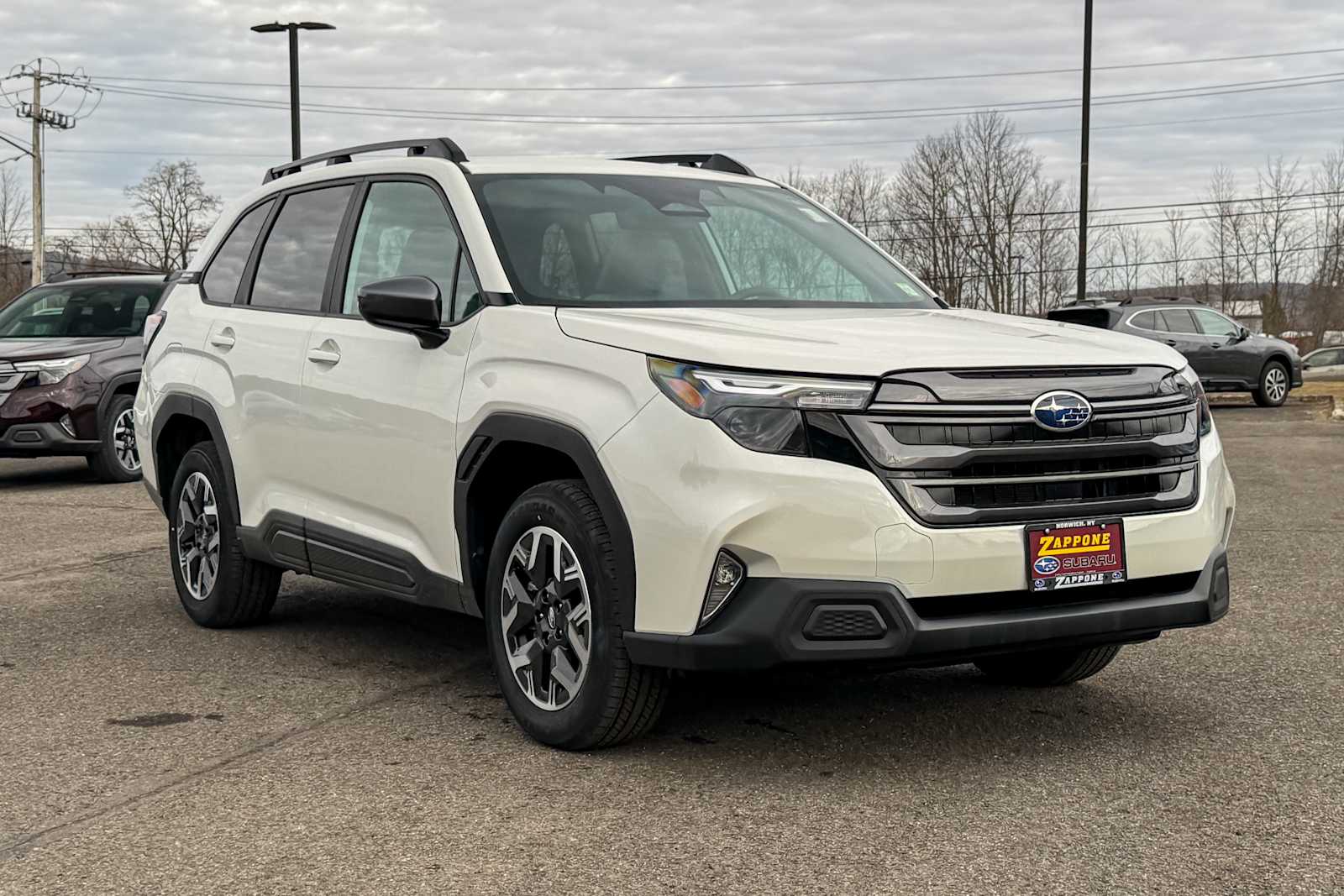 Crystal White Pearl 2026 Subaru Forester Crossover AWD SUV / Crossover All-Wheel Drive Continuously Variable Transmission