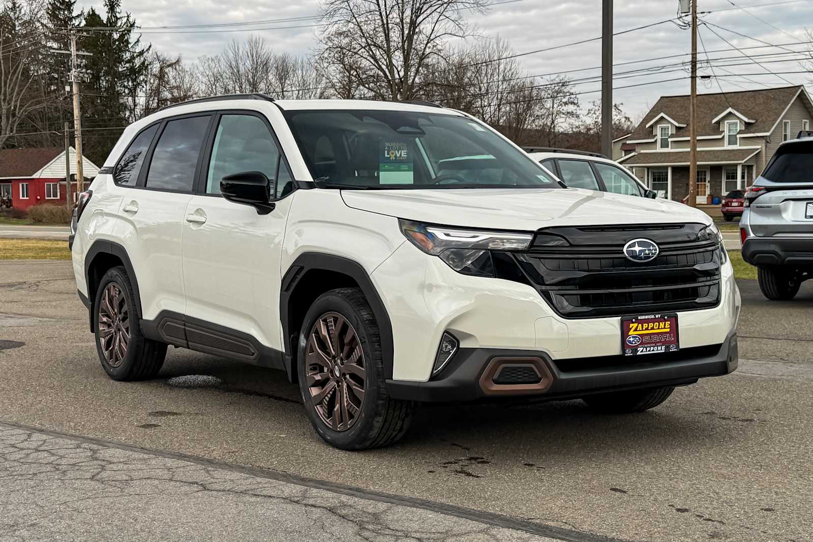 Crystal White Pearl 2026 Subaru Forester Sport Crossover AWD SUV / Crossover All-Wheel Drive Continuously Variable Transmission