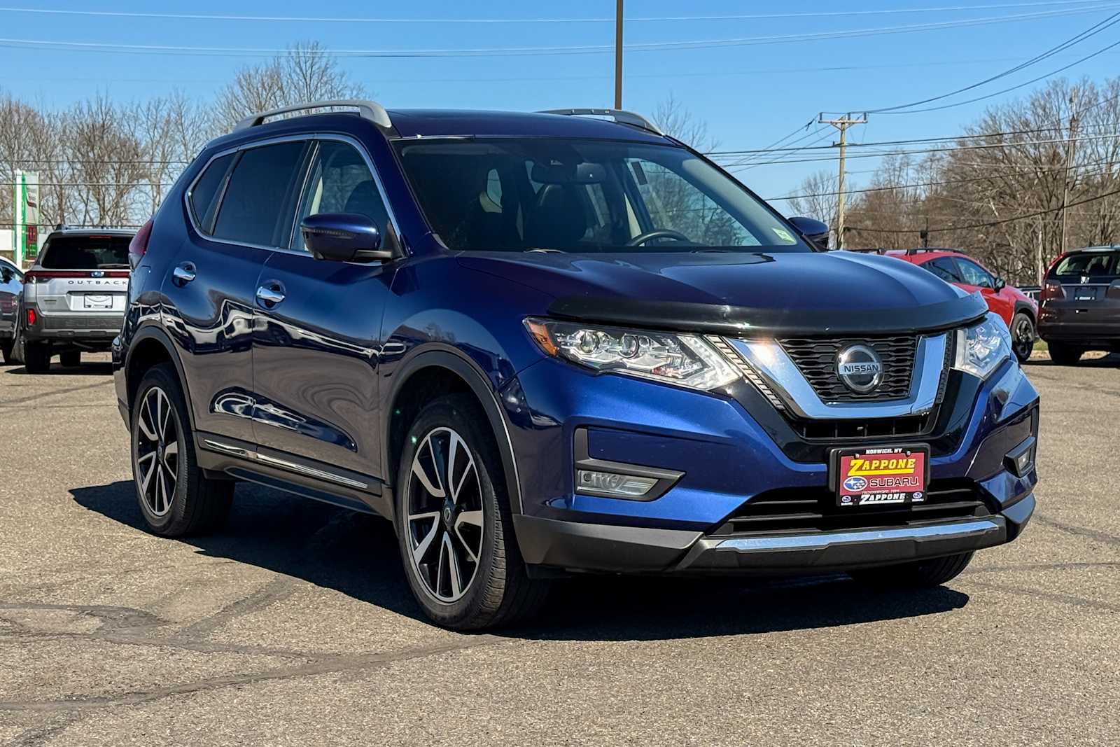 Caspian Blue Metallic 2020 Nissan Rogue SL AWD SUV / Crossover All-Wheel Drive Continuously Variable Transmission