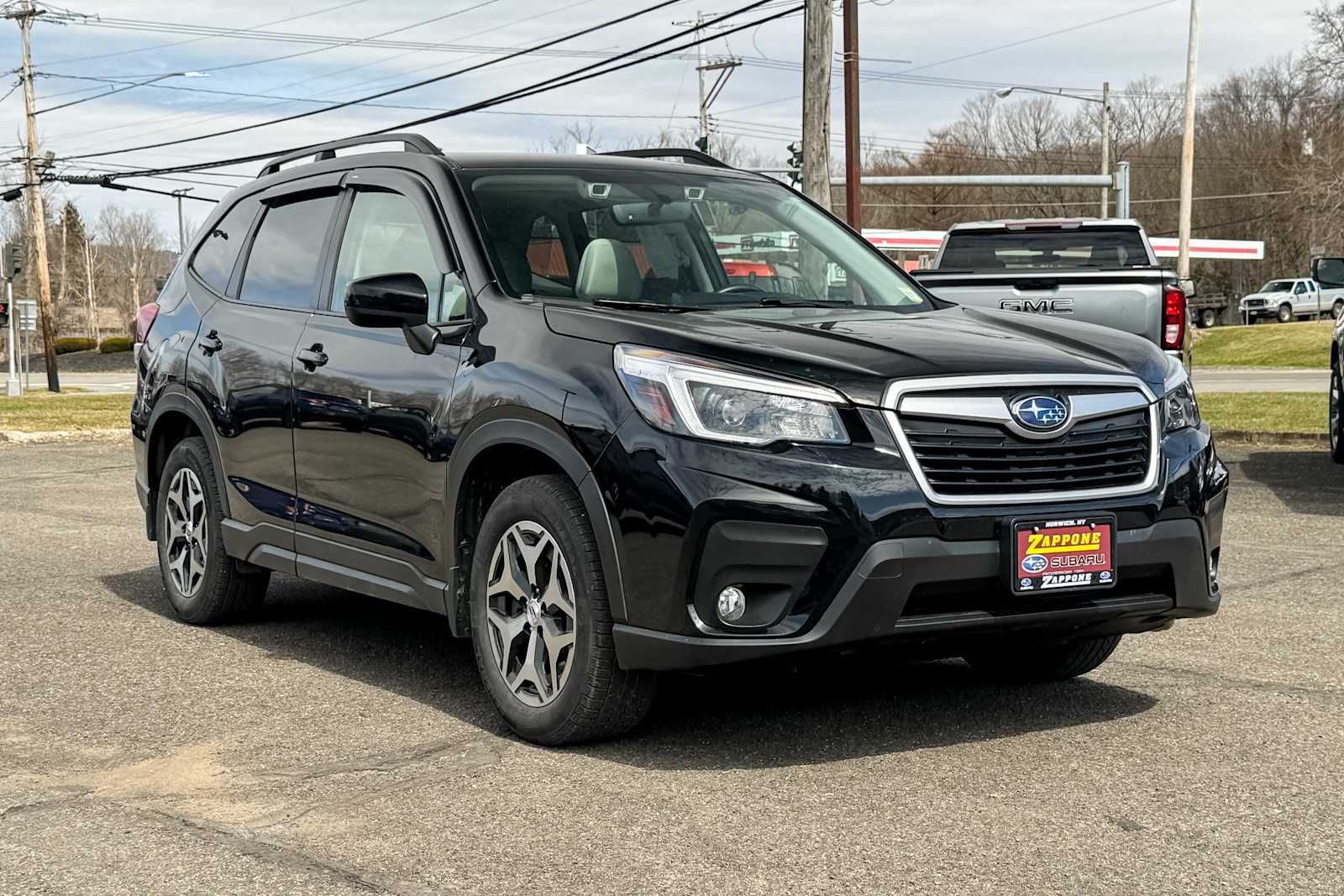 Crystal Black Silica 2021 Subaru Forester Premium Crossover AWD SUV / Crossover All-Wheel Drive Continuously Variable Transmission