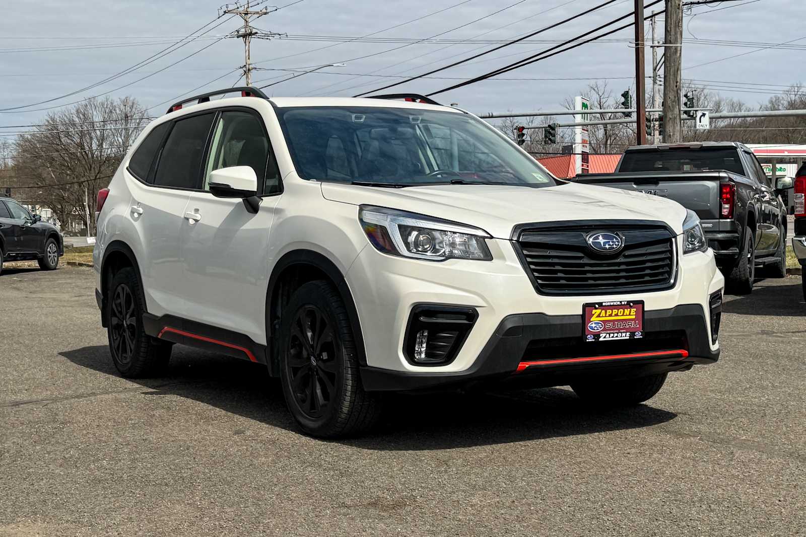 Crystal White Pearl 2019 Subaru Forester 2.5i Sport AWD SUV / Crossover All-Wheel Drive Continuously Variable Transmission