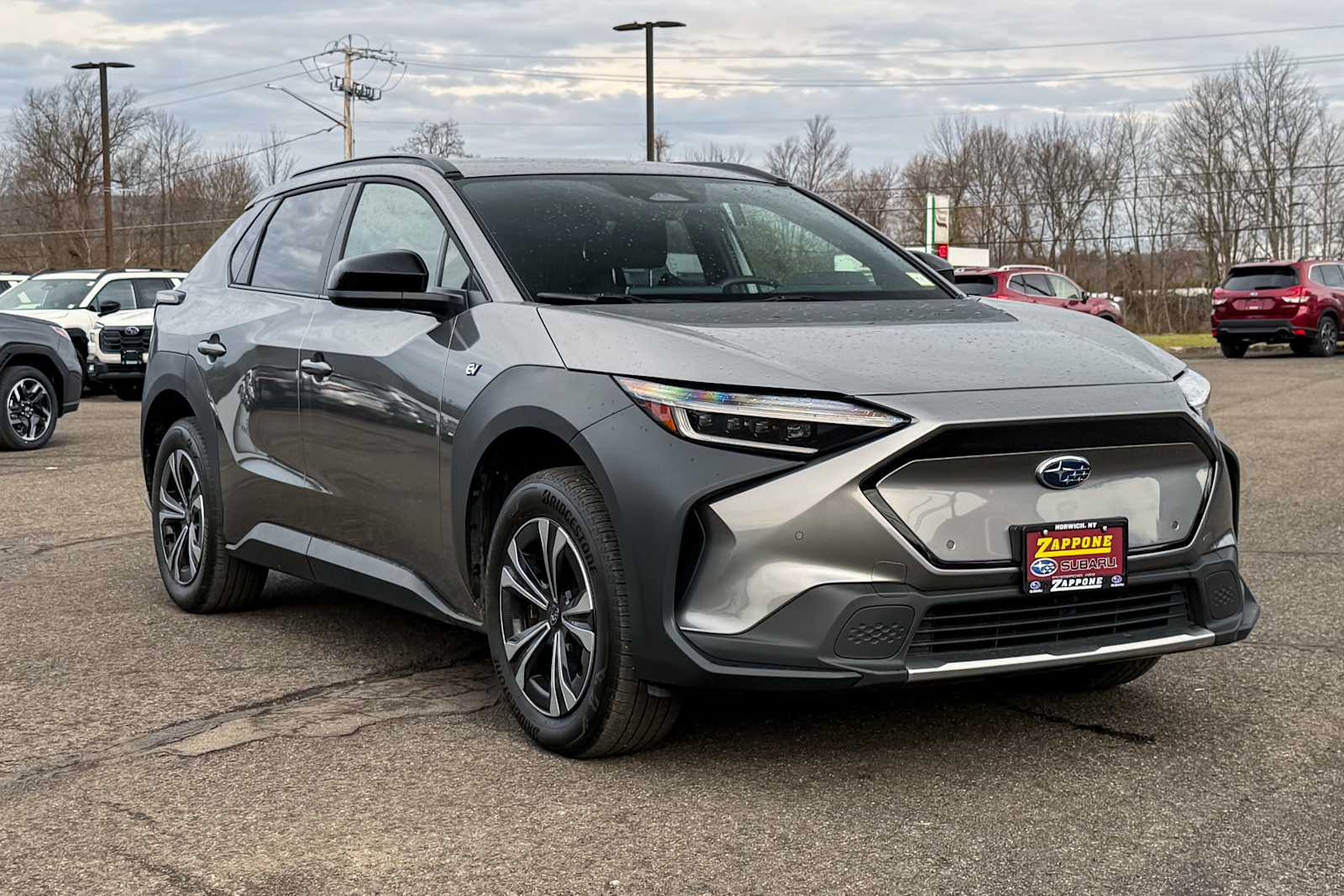 Smoked Carbon 2024 Subaru Solterra Premium AWD SUV / Crossover All-Wheel Drive 1-Speed Automatic