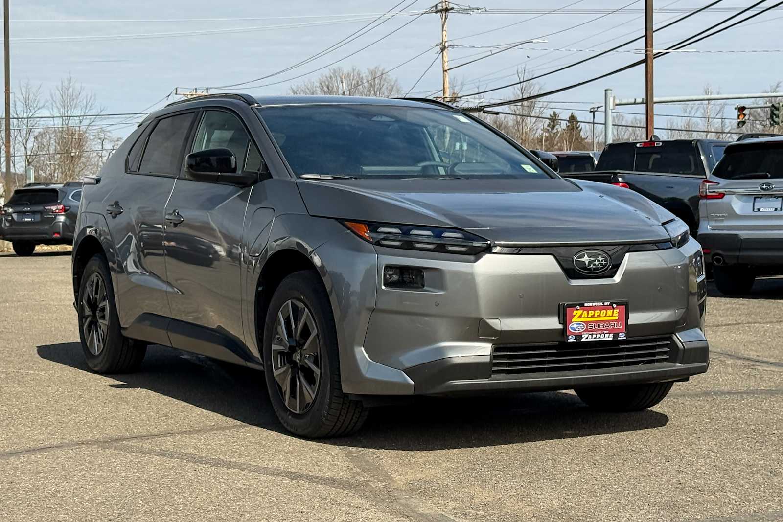 Smoked Carbon 2026 Subaru Solterra Premium AWD SUV / Crossover All-Wheel Drive 1-Speed Automatic