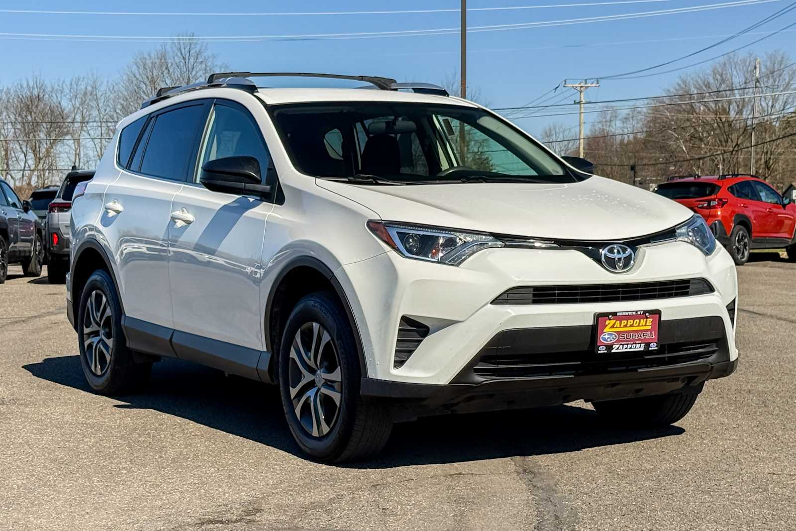 Super White 2016 Toyota RAV4 LE AWD SUV / Crossover All-Wheel Drive 6-Speed Automatic