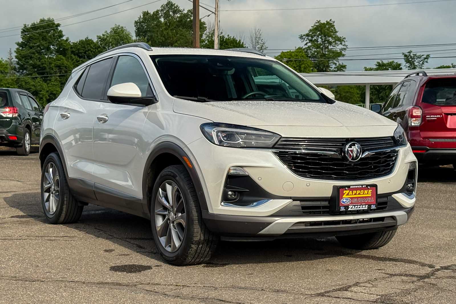White Frost Tricoat 2023 Buick Encore GX Essence AWD SUV / Crossover All-Wheel Drive 9-Speed Automatic