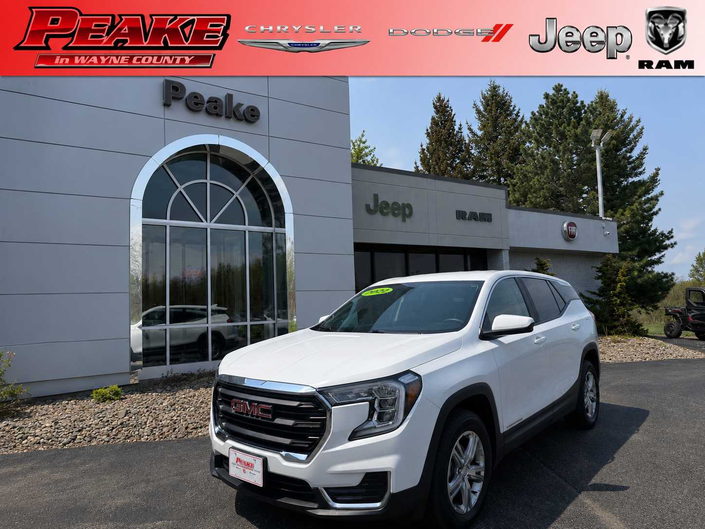 Summit White 2024 GMC Terrain SUV / Crossover All-Wheel Drive 9-Speed Automatic