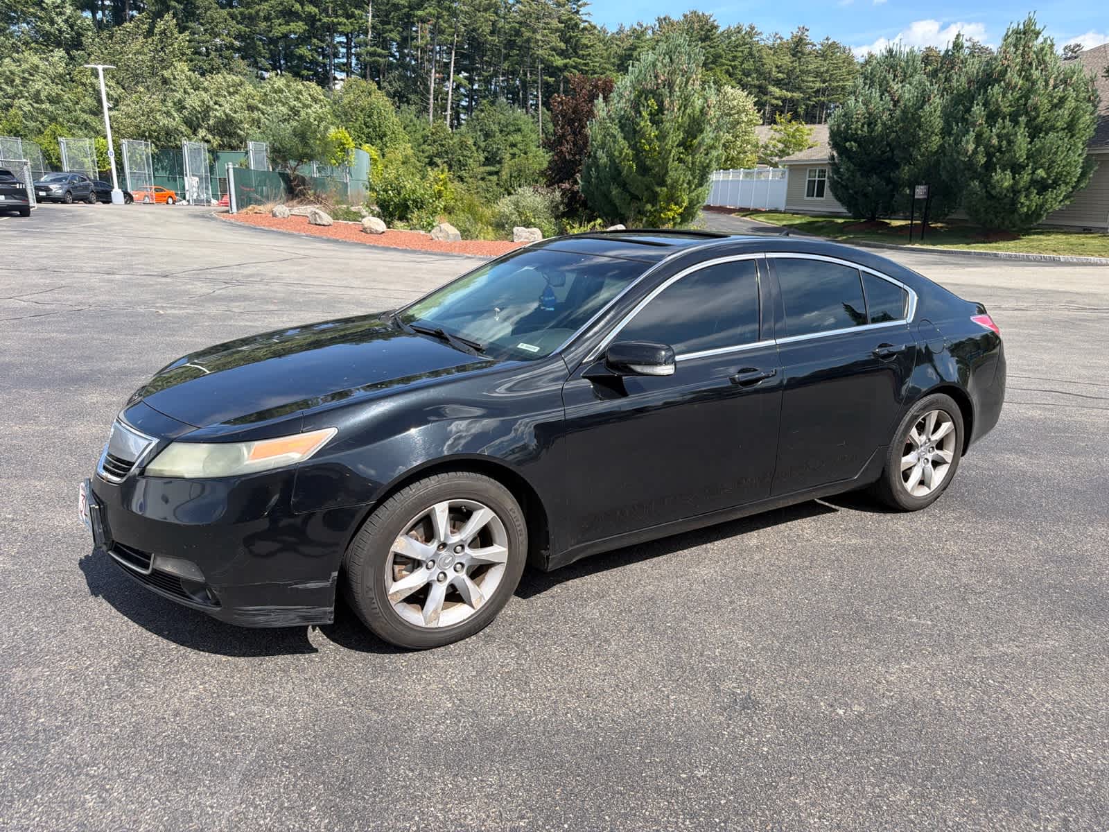 Crystal Black Pearl 2012 Acura TL Sedan Front-Wheel Drive 6-Speed Automatic