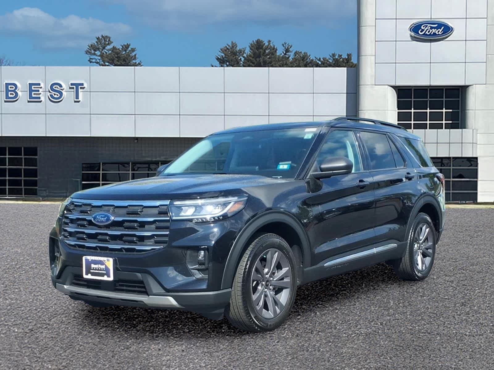 Agate Black Metallic 2025 Ford Explorer Active AWD SUV / Crossover All-Wheel Drive Automatic