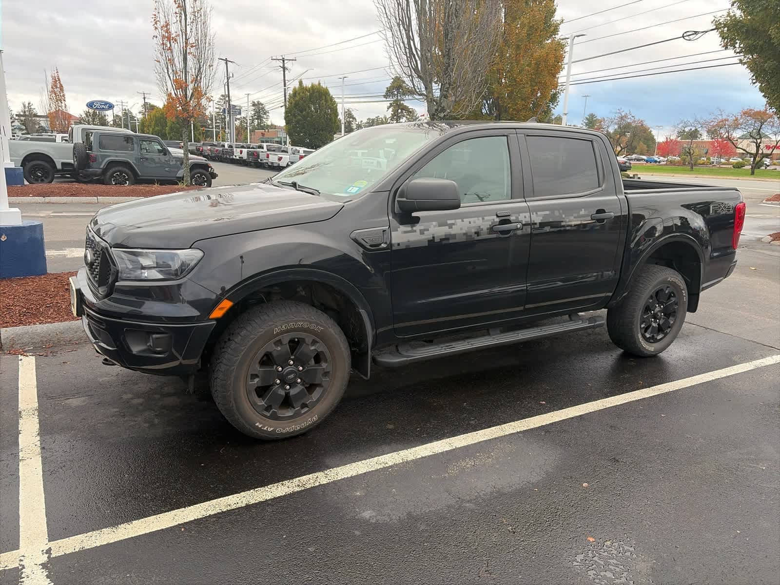 Shadow Black 2023 Ford Ranger Pickup Truck Four-Wheel Drive Automatic
