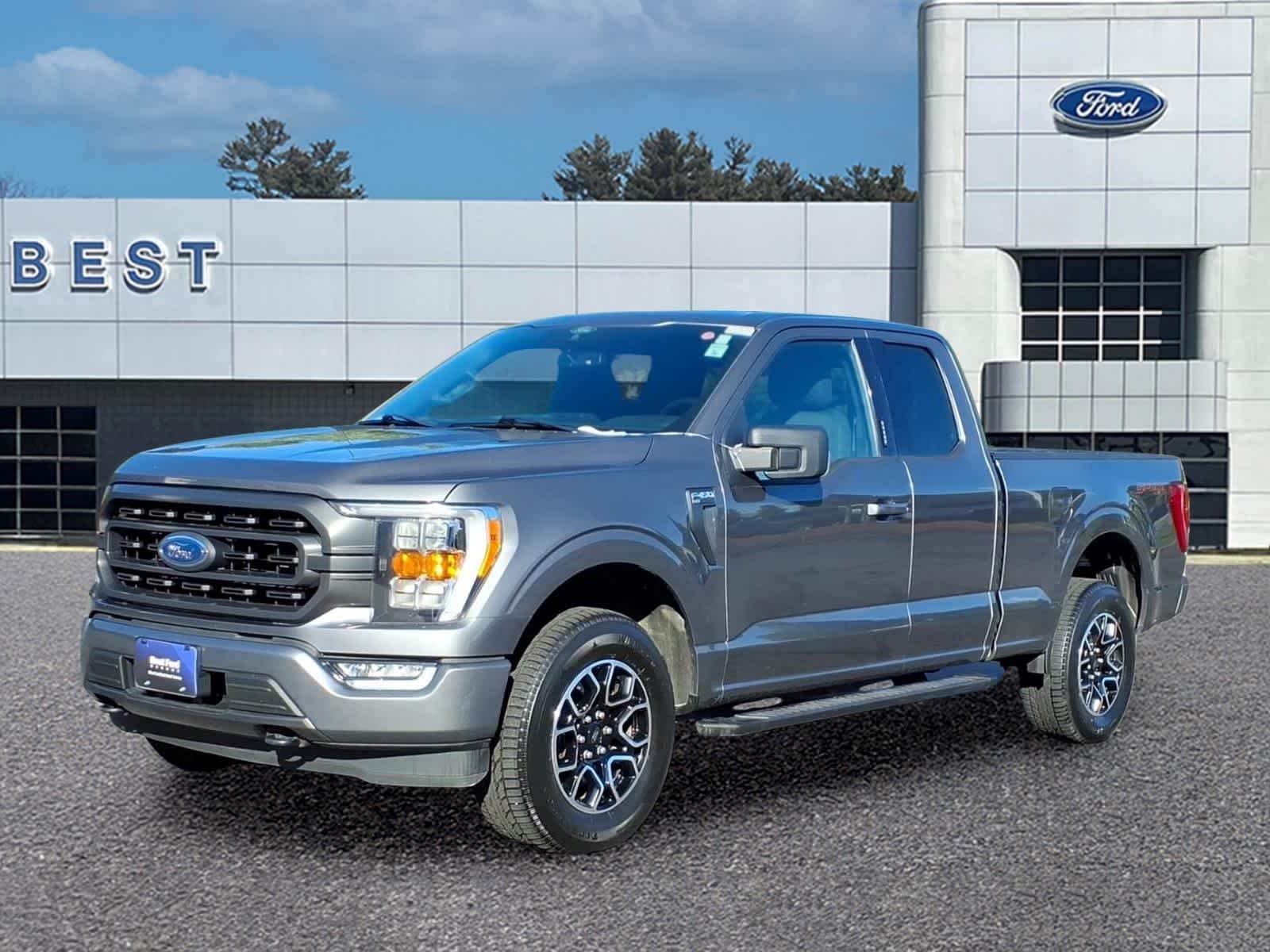 Carbonized Gray 2021 Ford F-150 Pickup Truck Four-Wheel Drive Automatic