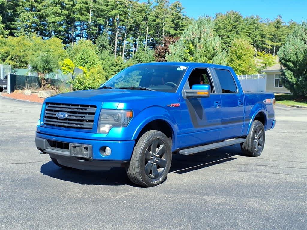 Blue Flame Metallic 2014 Ford F-150 Pickup Truck Four-Wheel Drive 6-Speed Automatic