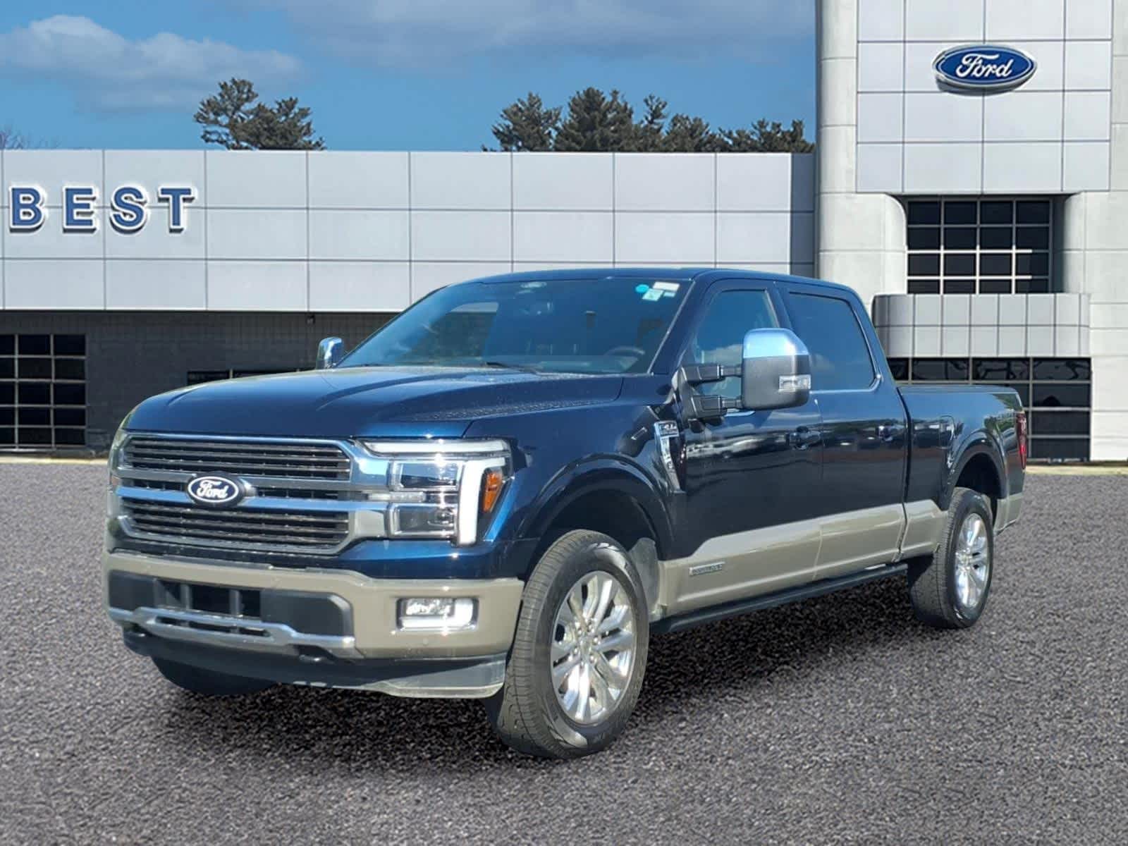 Antimatter Blue/Marsh Gray 2025 Ford F-150 King Ranch SuperCrew 4WD Pickup Truck Four-Wheel Drive Automatic