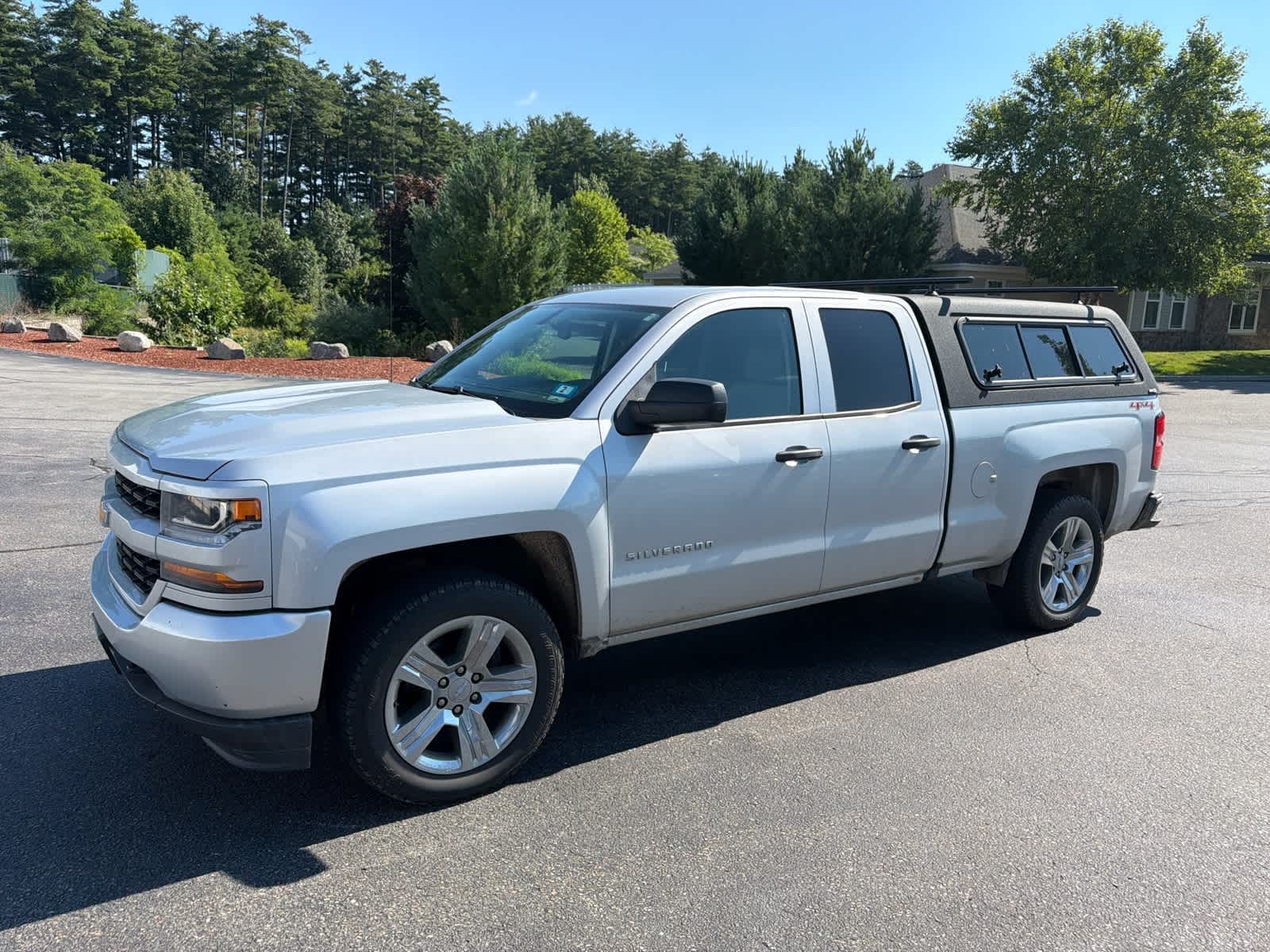 Silver Ice Metallic 2016 Chevrolet Silverado 1500 Pickup Truck Four-Wheel Drive 6-Speed Automatic
