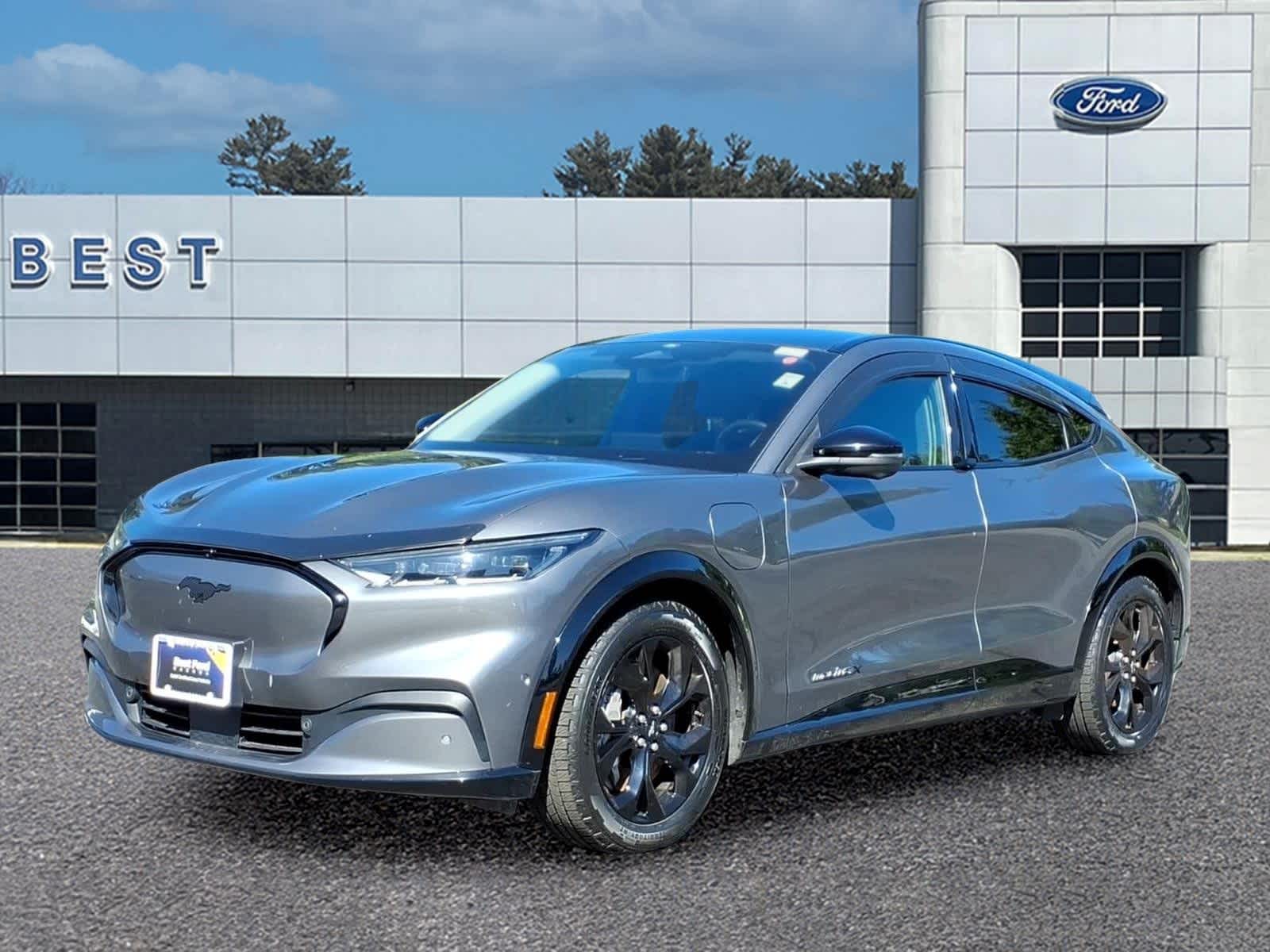 Carbonized Gray 2023 Ford Mustang Mach-E SUV / Crossover All-Wheel Drive 1-Speed Automatic