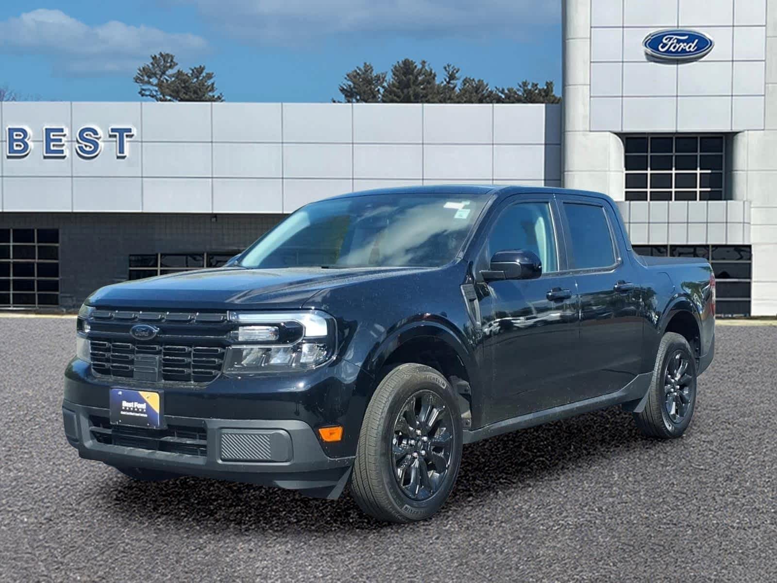 Shadow Black 2024 Ford Maverick Lariat SuperCrew AWD Pickup Truck All-Wheel Drive 8-Speed Automatic