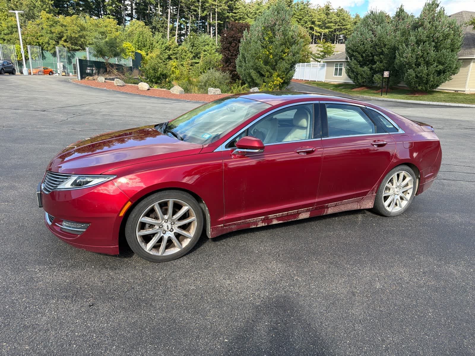 Ruby Red Metallic Tinted Clearcoat 2013 Lincoln MKZ Sedan All-Wheel Drive 6-Speed Automatic