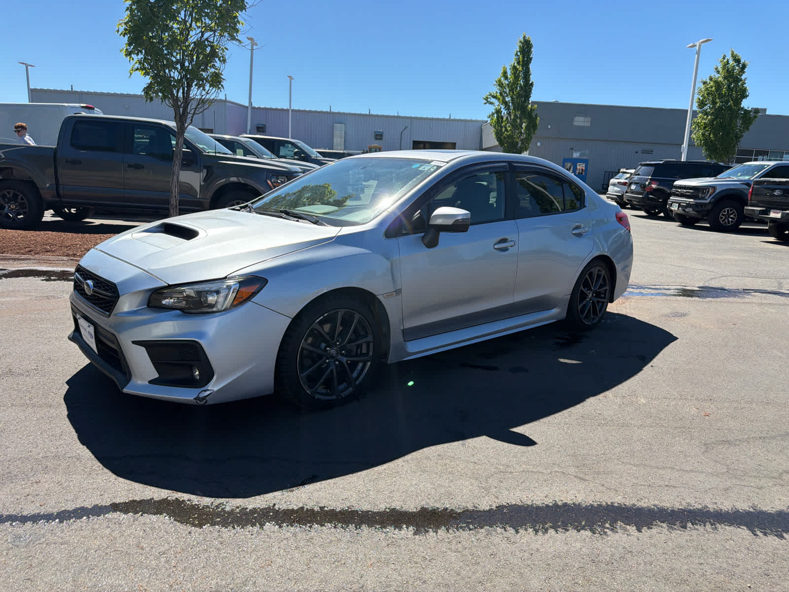 Ice Silver Metallic 2018 Subaru WRX Limited Sedan All-Wheel Drive 6-Speed Manual